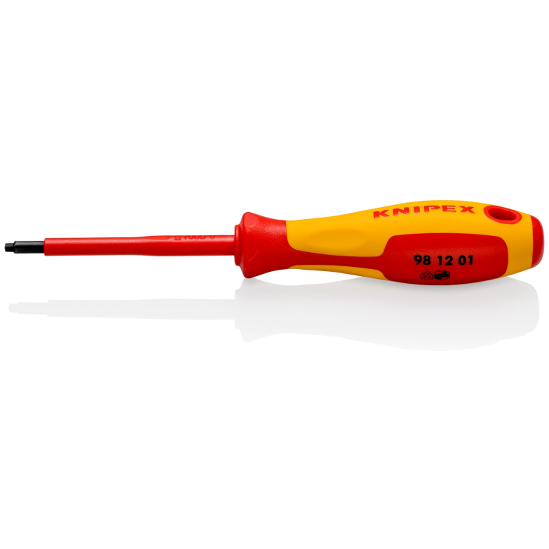 

Wkrętak do śrub Robertsona 98 12 01 R1 KNIPEX