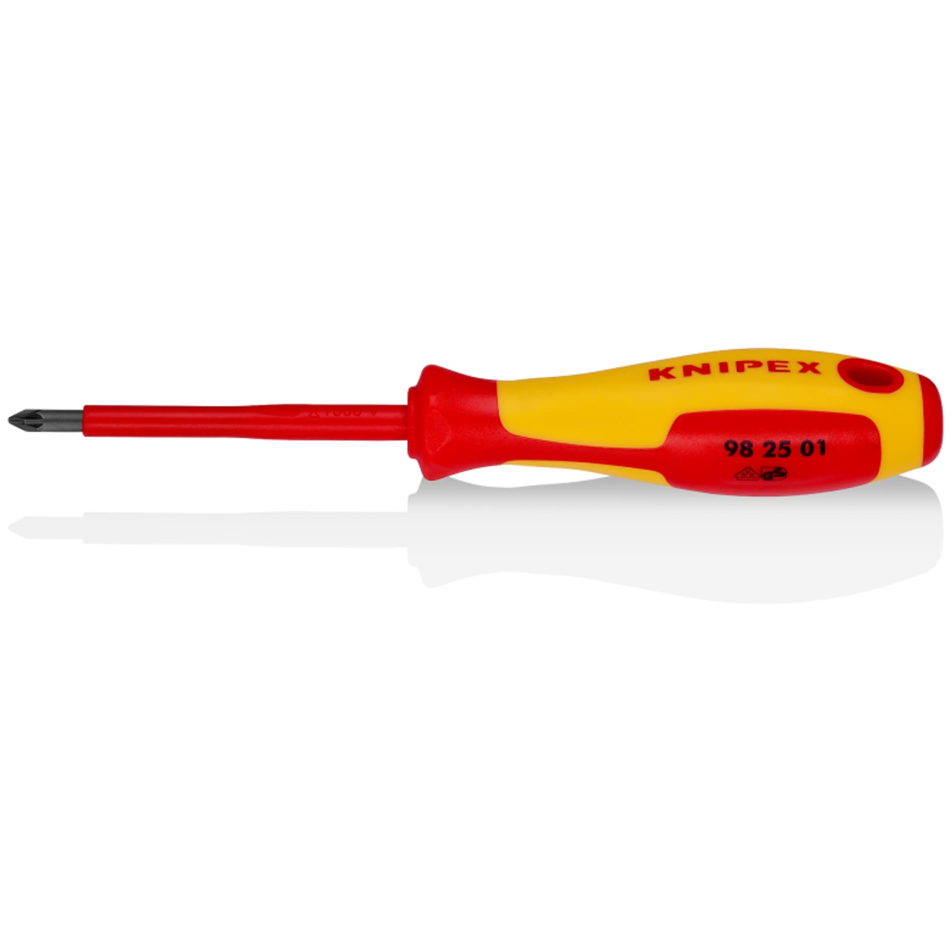 

Wkrętak do śrub z gniazdem krzyżowym 98 25 01 Pozidriv® KNIPEX