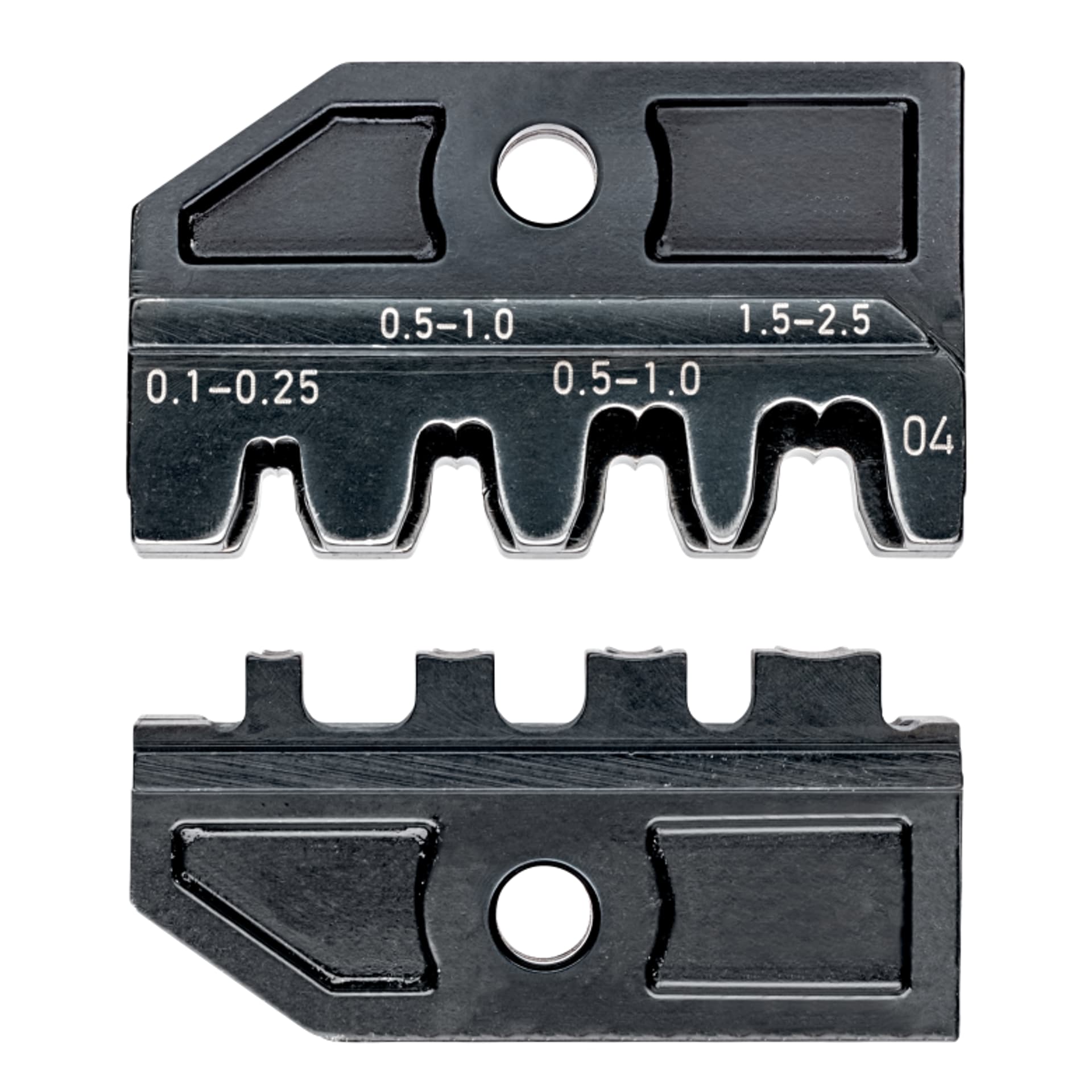

Matryca zagniatająca 97 49 04 Do końcówek nasuwanych nieizolowanych 2,8 + 4,8 mm KNIPEX