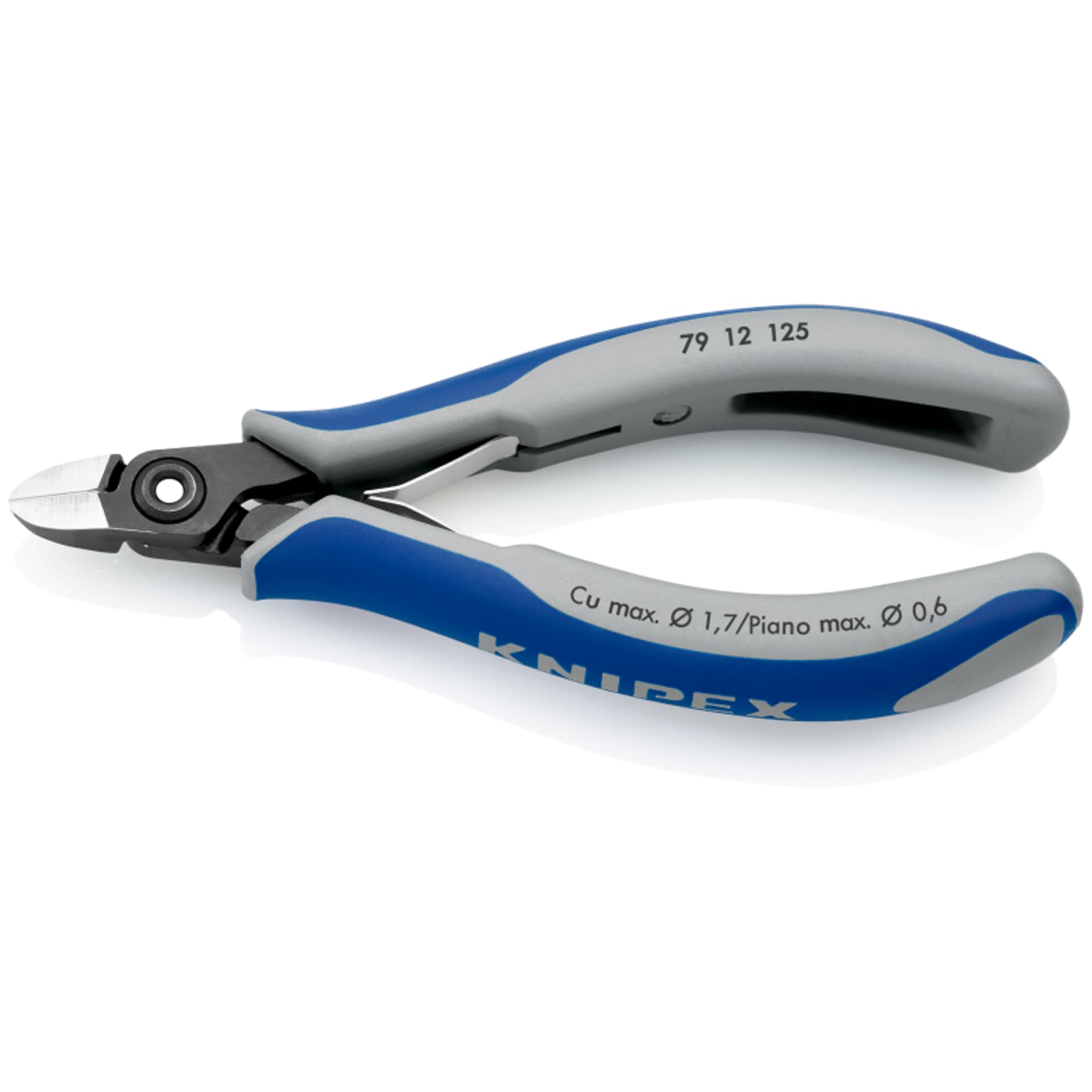 

Precyzyjne szczypce tnące boczne dla elektroników 79 12 125 KNIPEX