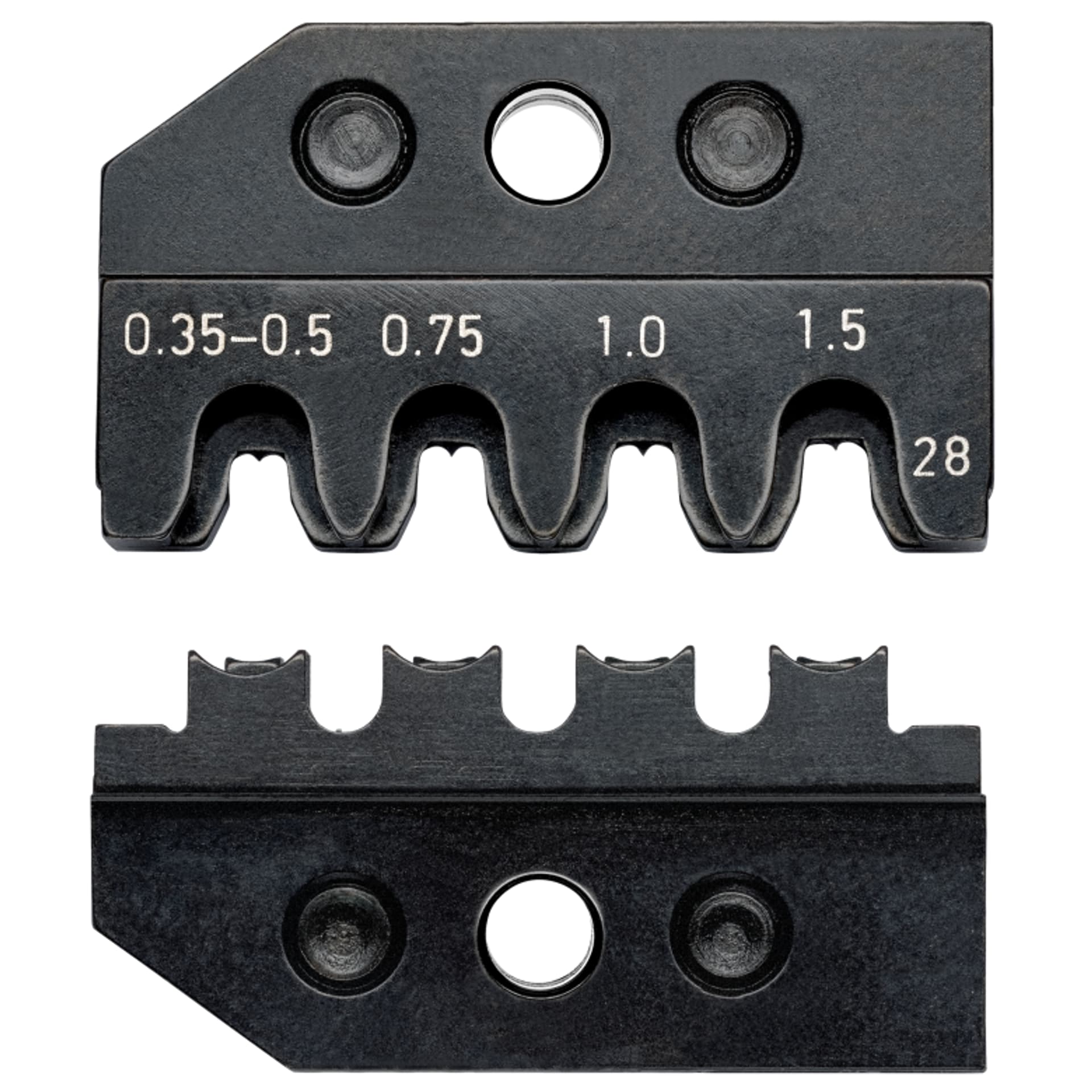 

Matryca zagniatająca 97 49 28 Do złączy AMP Superseal 1.5 series® firmy Tyco Electronics KNIPEX