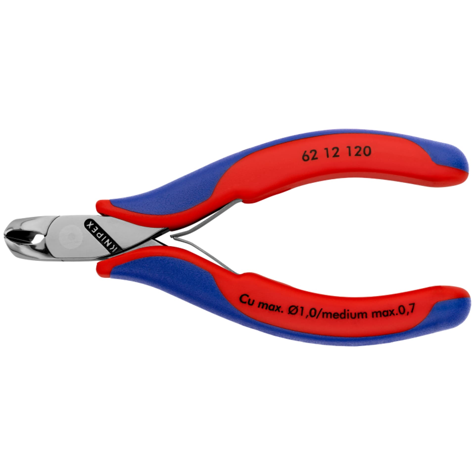 

Szczypce tnące kątowe dla elektroników 62 12 120 KNIPEX