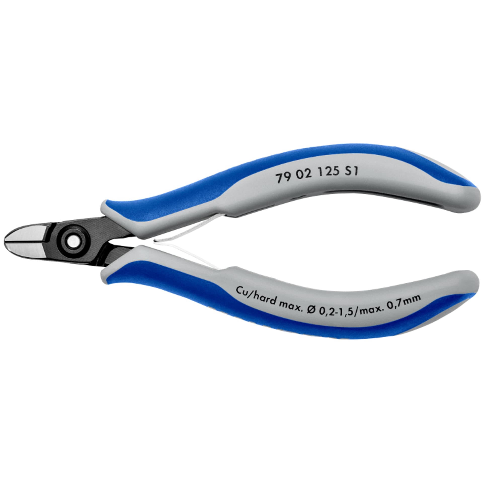 

Precyzyjne szczypce tnące boczne dla elektroników 79 02 125 S1 Np. do rozpinania opasek zaciskowych z tworzywa sztucznego KNIPEX