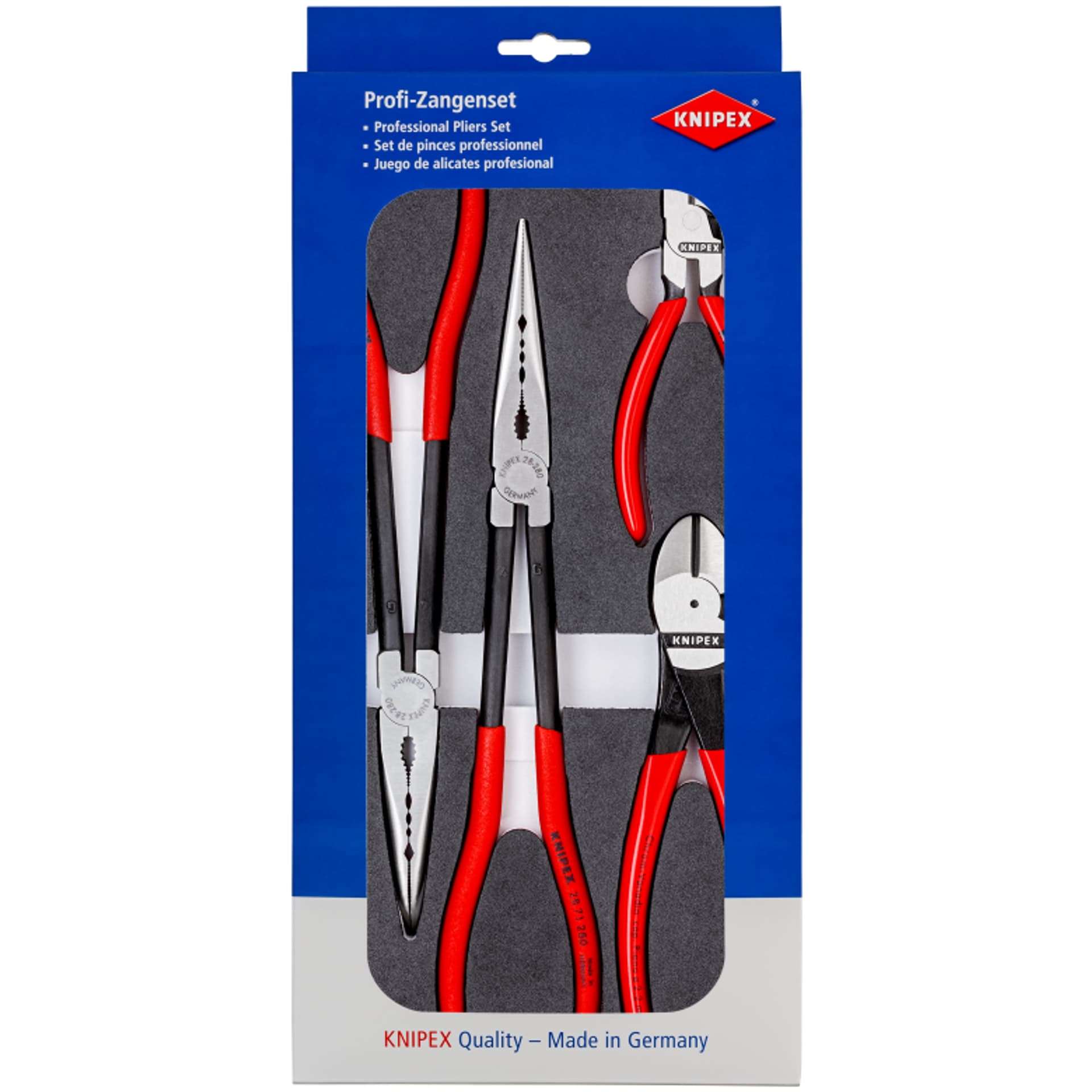 

Zestaw szczypiec 00 20 01 V16 We wkładce piankowej KNIPEX