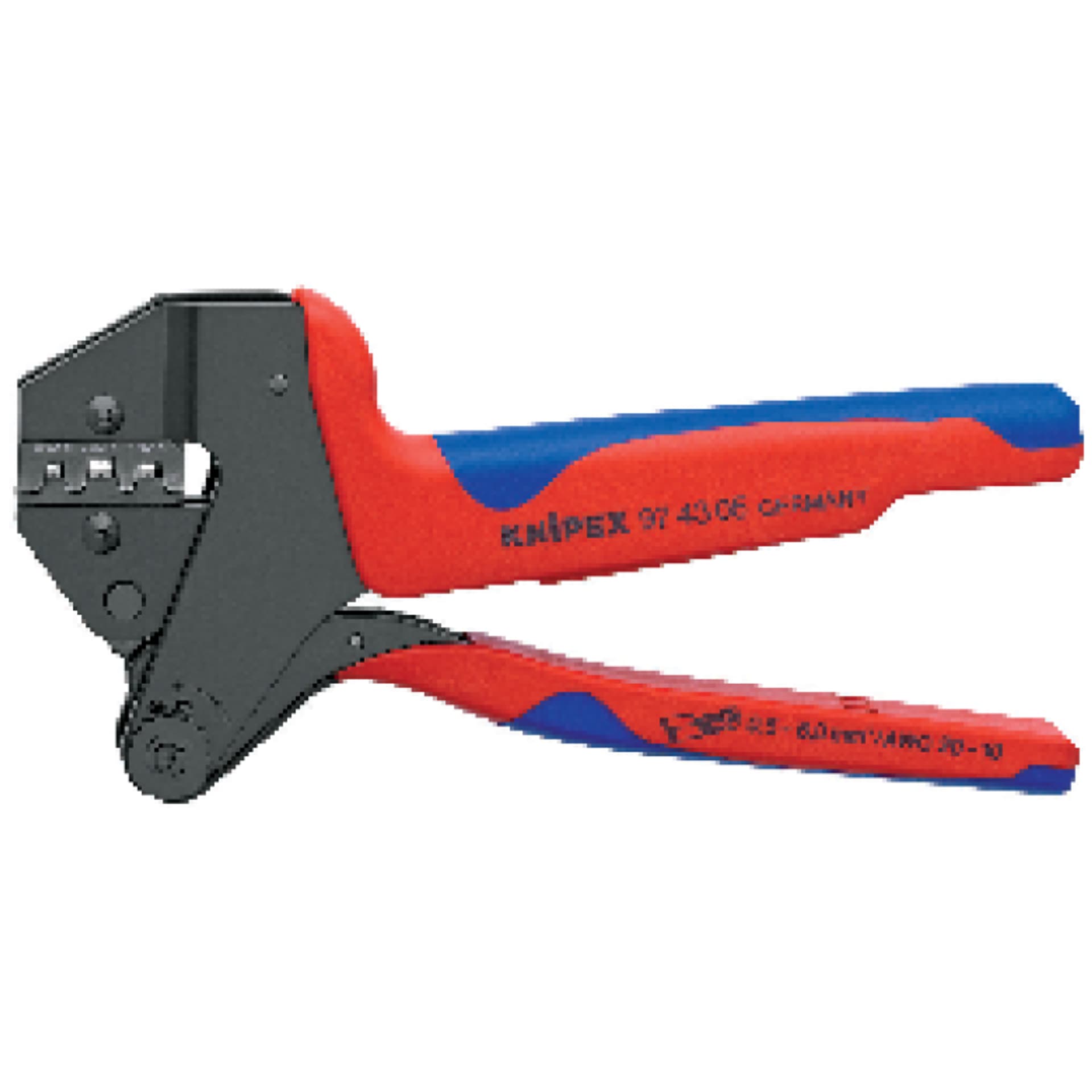 

Szczypce do zagniatania typu Crimp System 97 43 05 Do wymiennych matryc zagniatających KNIPEX