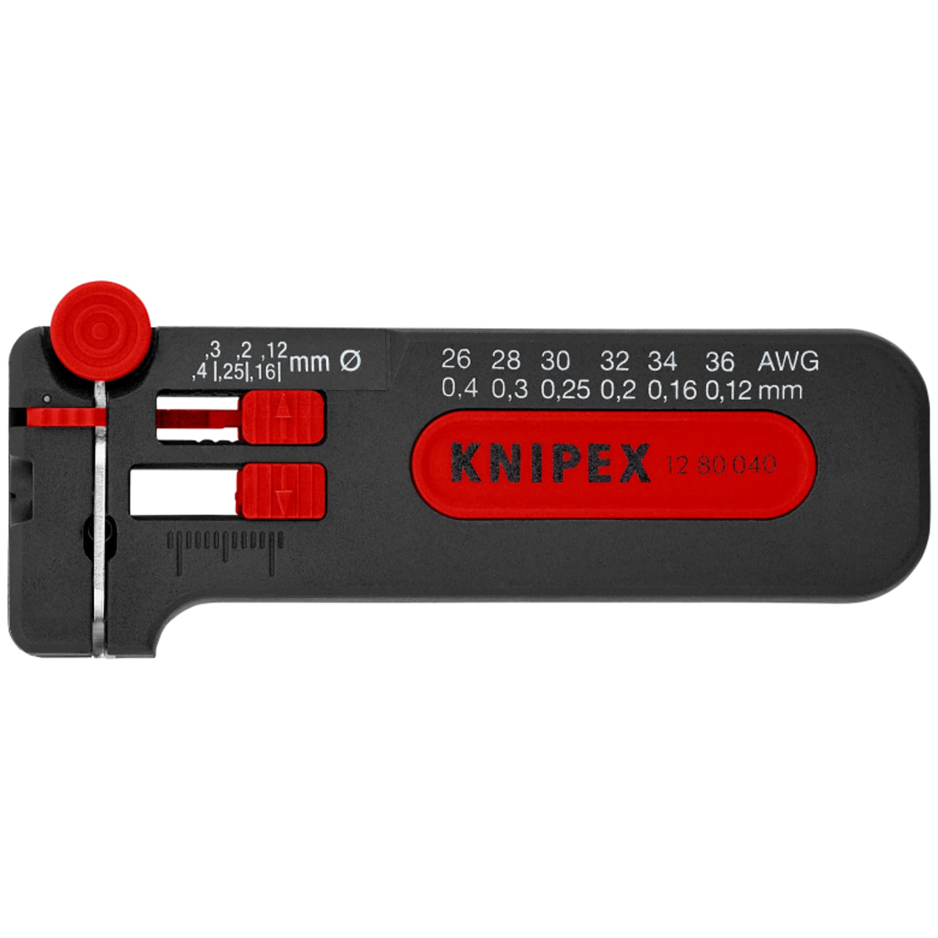 

Ściągacz izolacji w wersji miniaturowej 12 80 040 SB KNIPEX