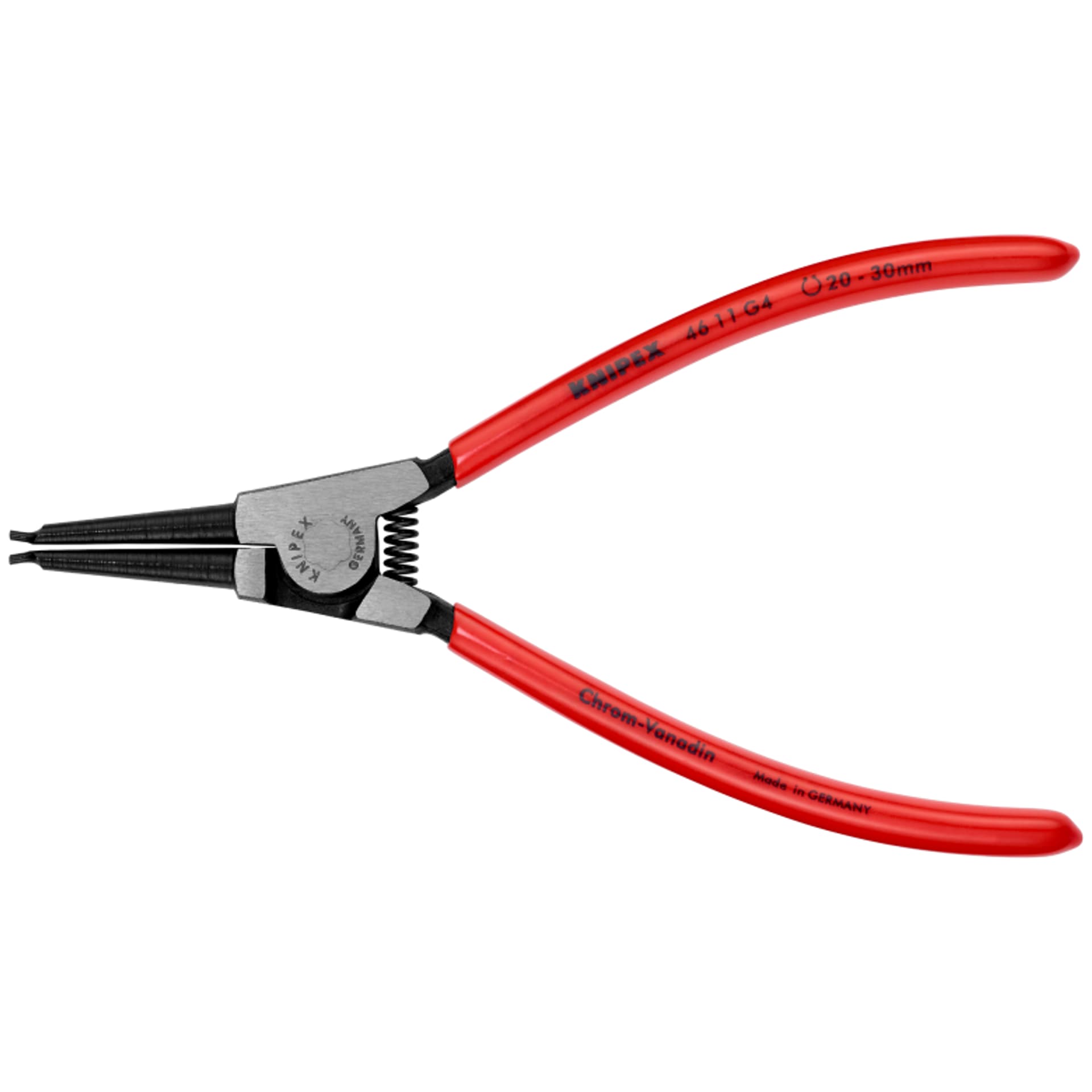 

Szczypce do pierścieni osadczych sprężynujących 46 11 G4 Do montażu pierścieni na wałkach KNIPEX