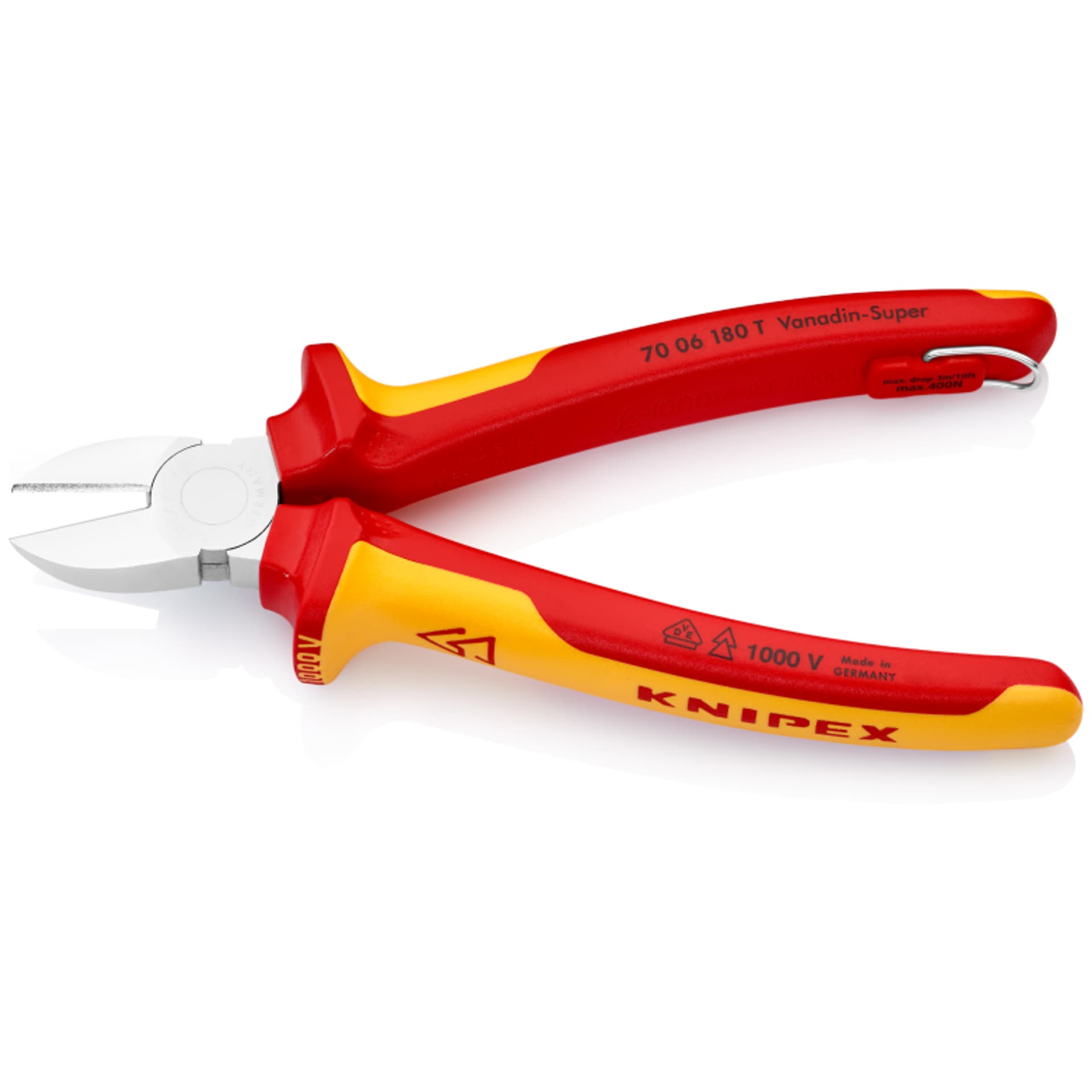 

Szczypce tnące boczne 70 06 180 T KNIPEX