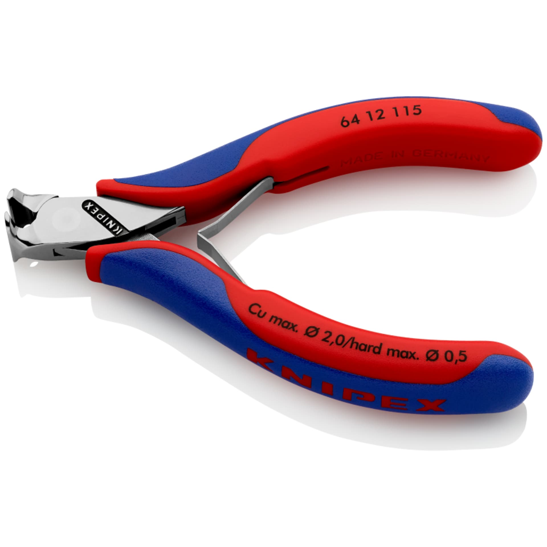 

Szczypce tnące czołowe dla elektroników 64 12 115 KNIPEX