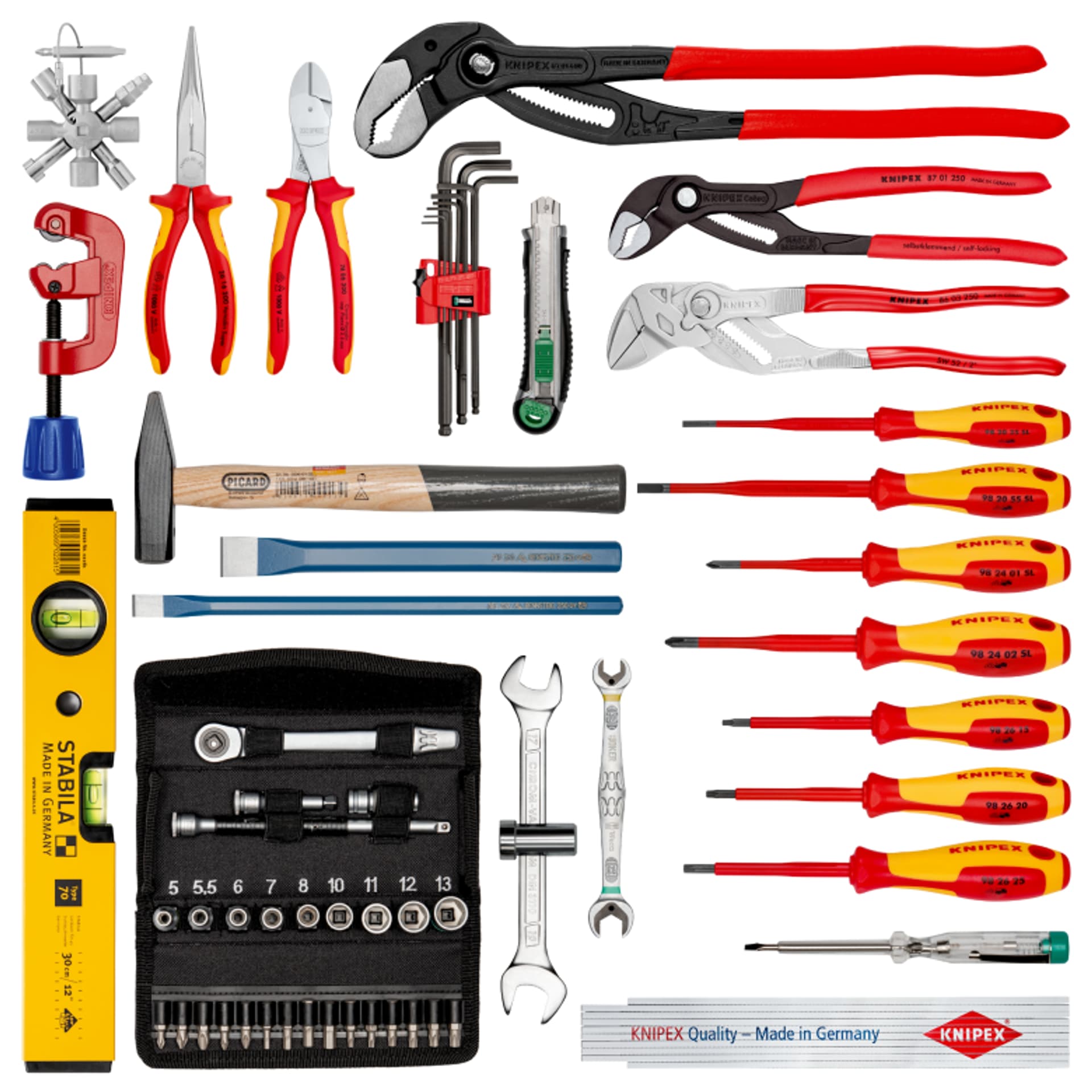 

KNIPEX L-BOXX® dla monterów instalacji sanitarnych 00 21 19 LB S 52-częściowa KNIPEX