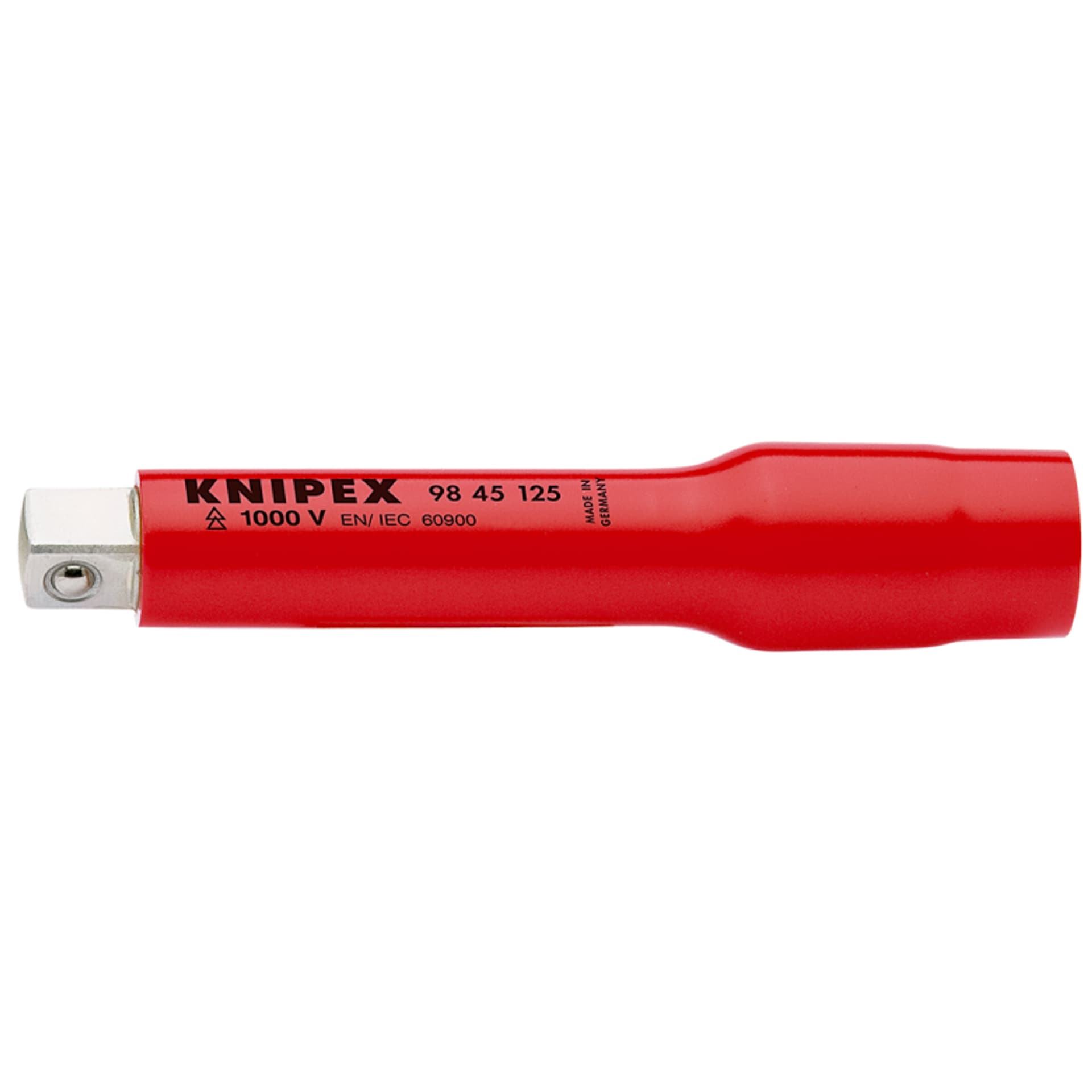 

Przedłużacz 98 45 125 Z gniazdem/zabierakiem czworokątnym 1/2” KNIPEX