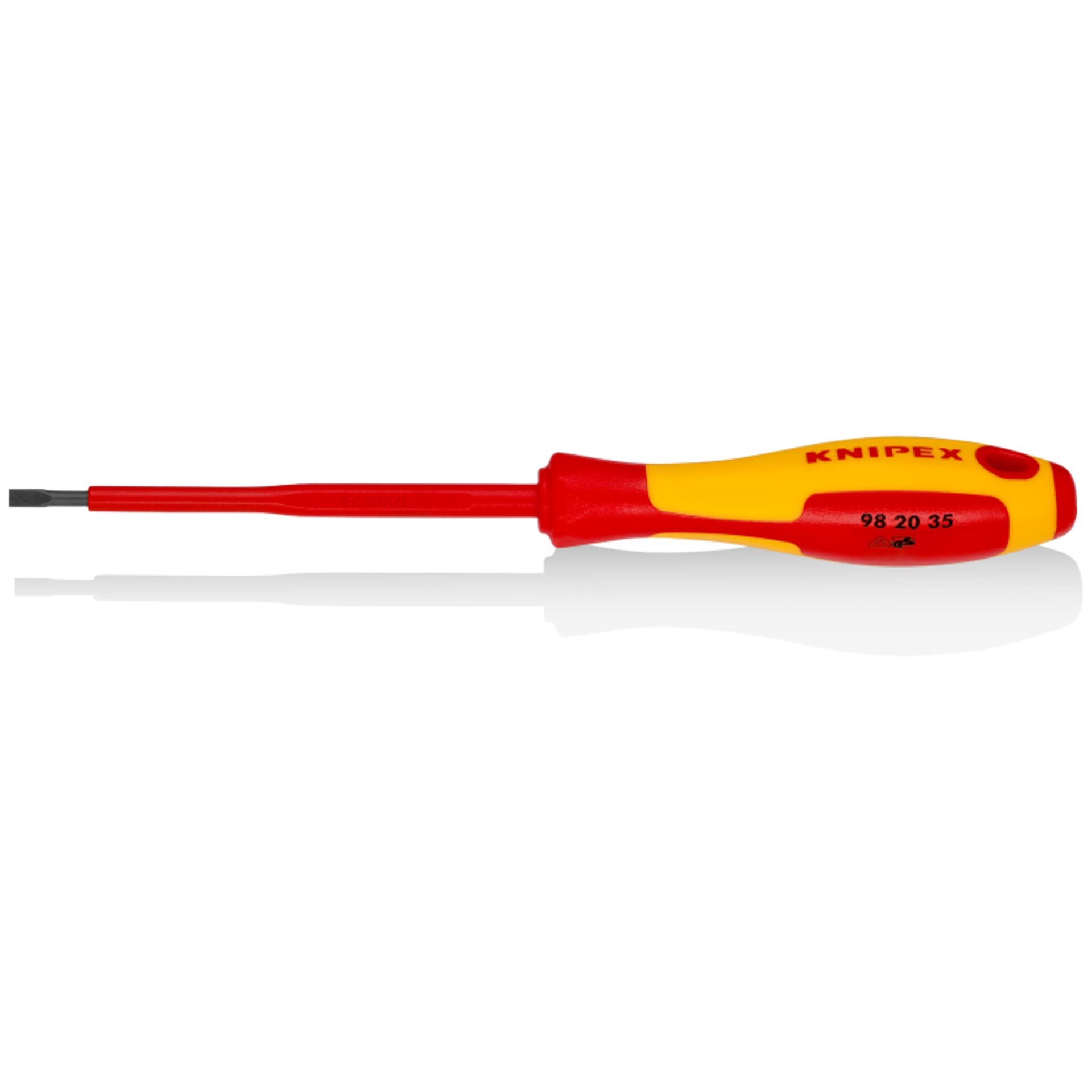 

Wkrętak do wkrętów z rowkiem prostym 98 20 35 KNIPEX