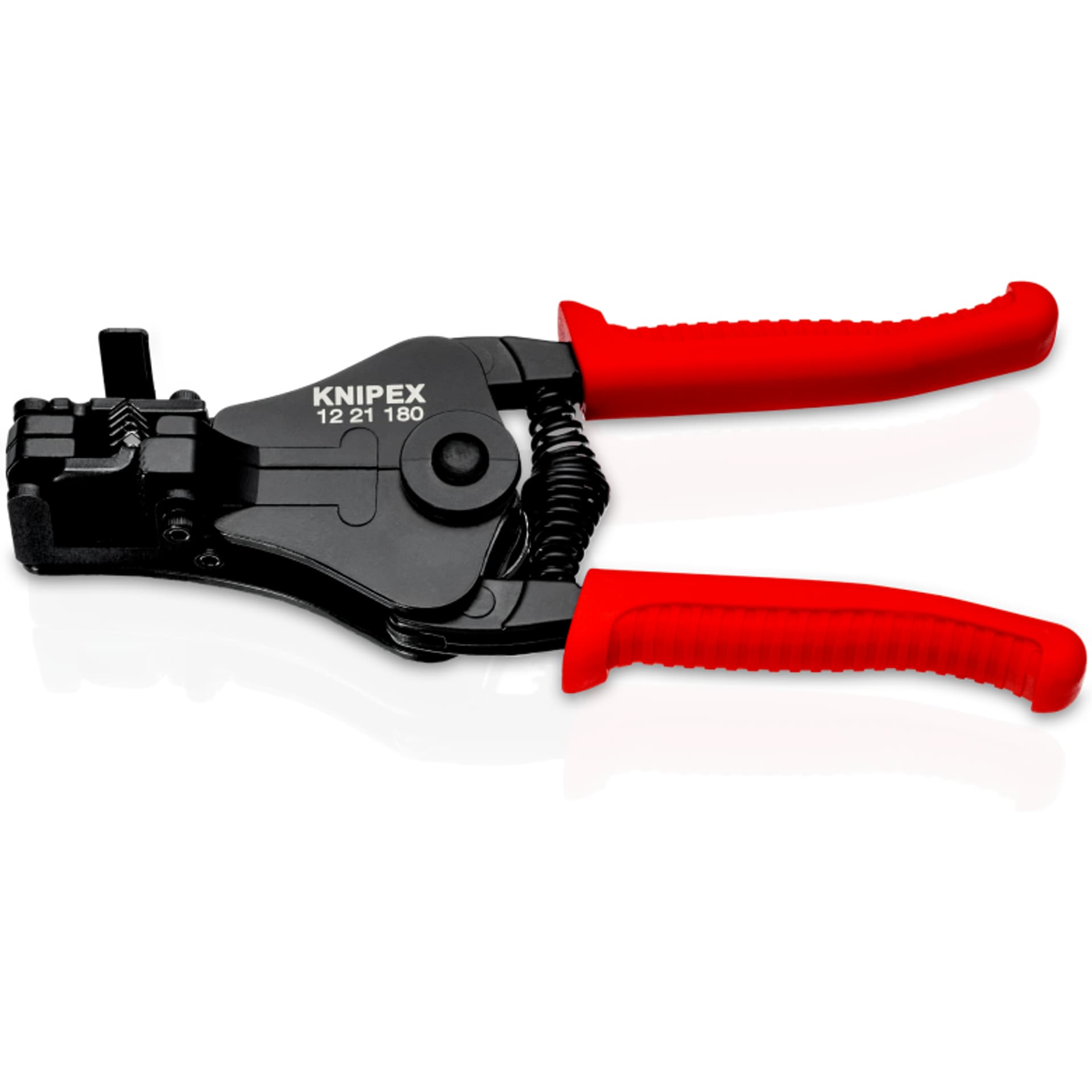 

Szczypce do ściągania izolacji 12 21 180 Z ostrzami kształtowymi KNIPEX