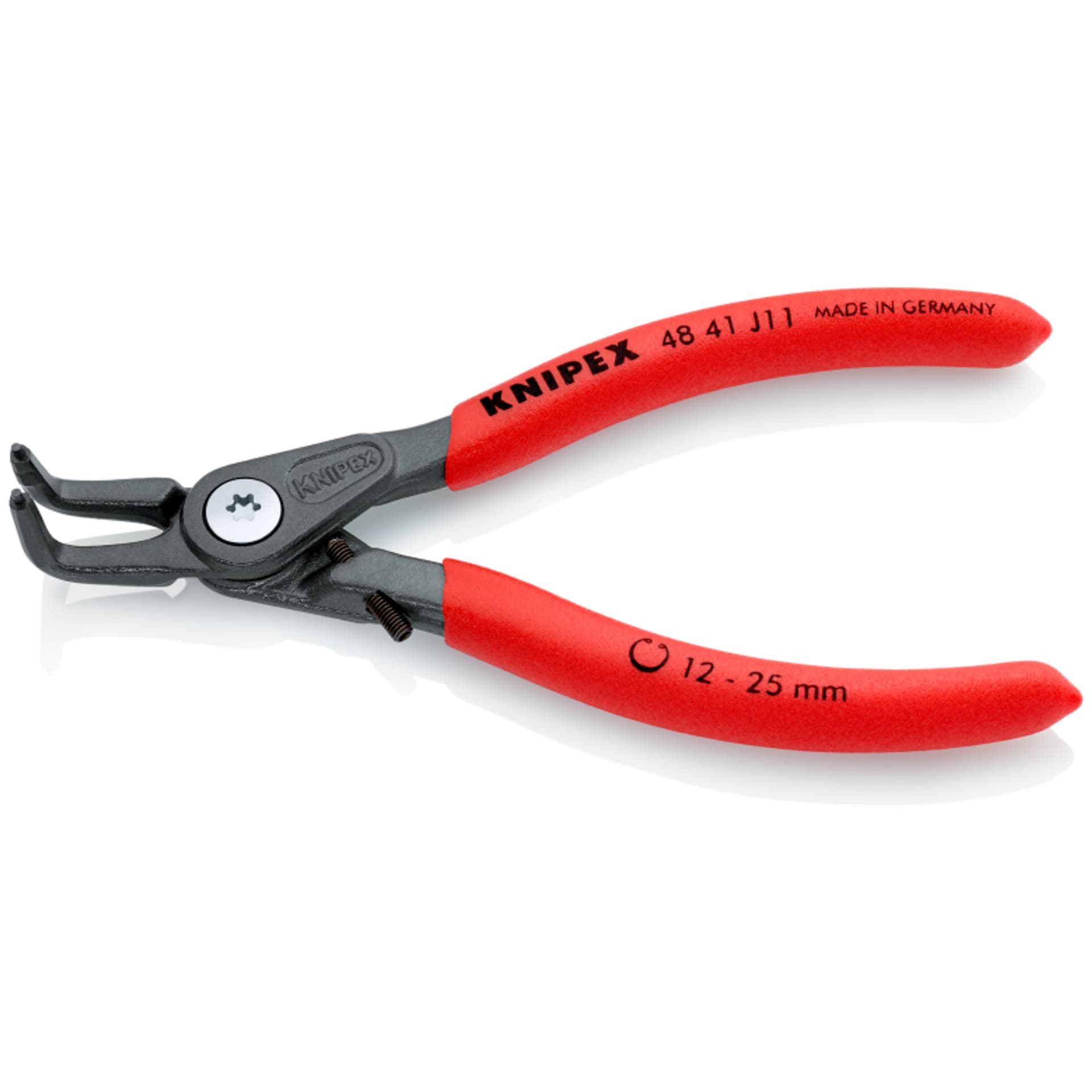 

Precyzyjne szczypce do pierścieni osadczych 48 41 J11 Do montażu pierścieni wewnętrznych w otworach KNIPEX