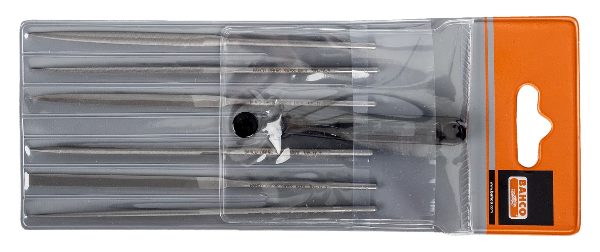 

Pilnik iglak 140 mm, Zęby: 38/cm, Typ nacięcia: 2, zestaw 6 sztuk, w pokrowcu BAHCO