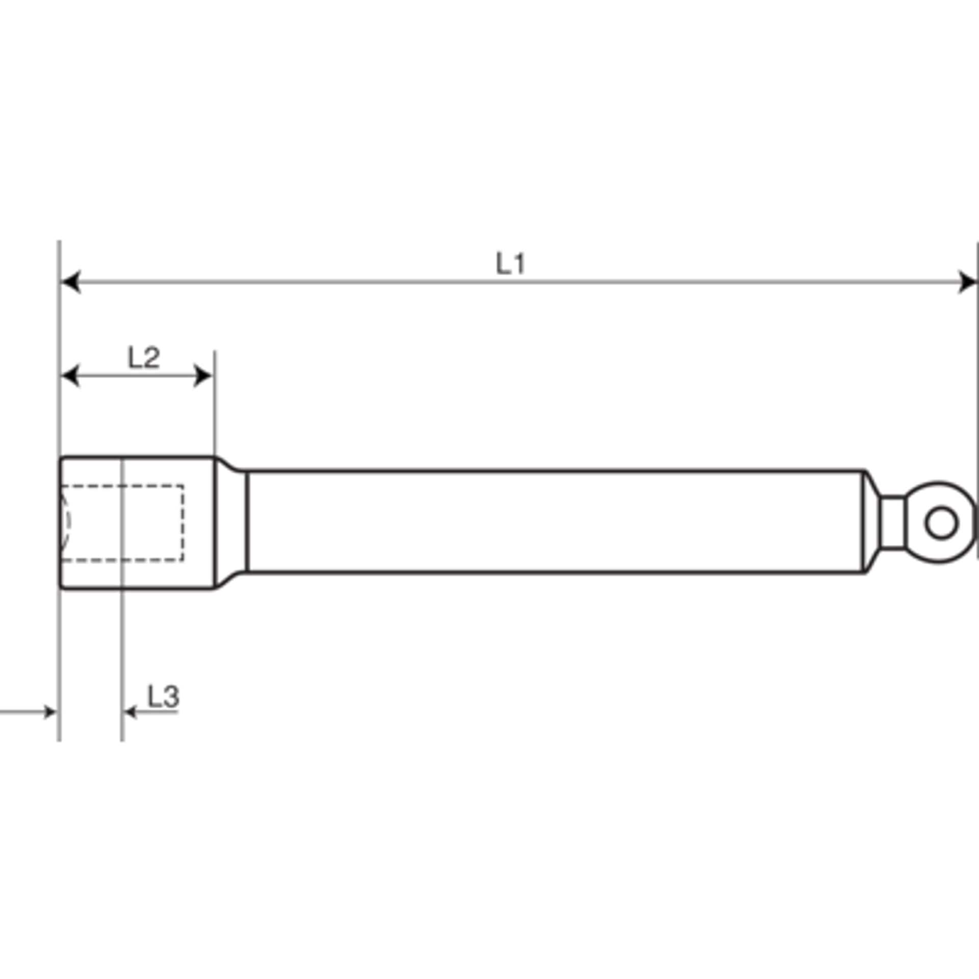 

Przedłużka radełkowana 1/4" 32 mm BAHCO