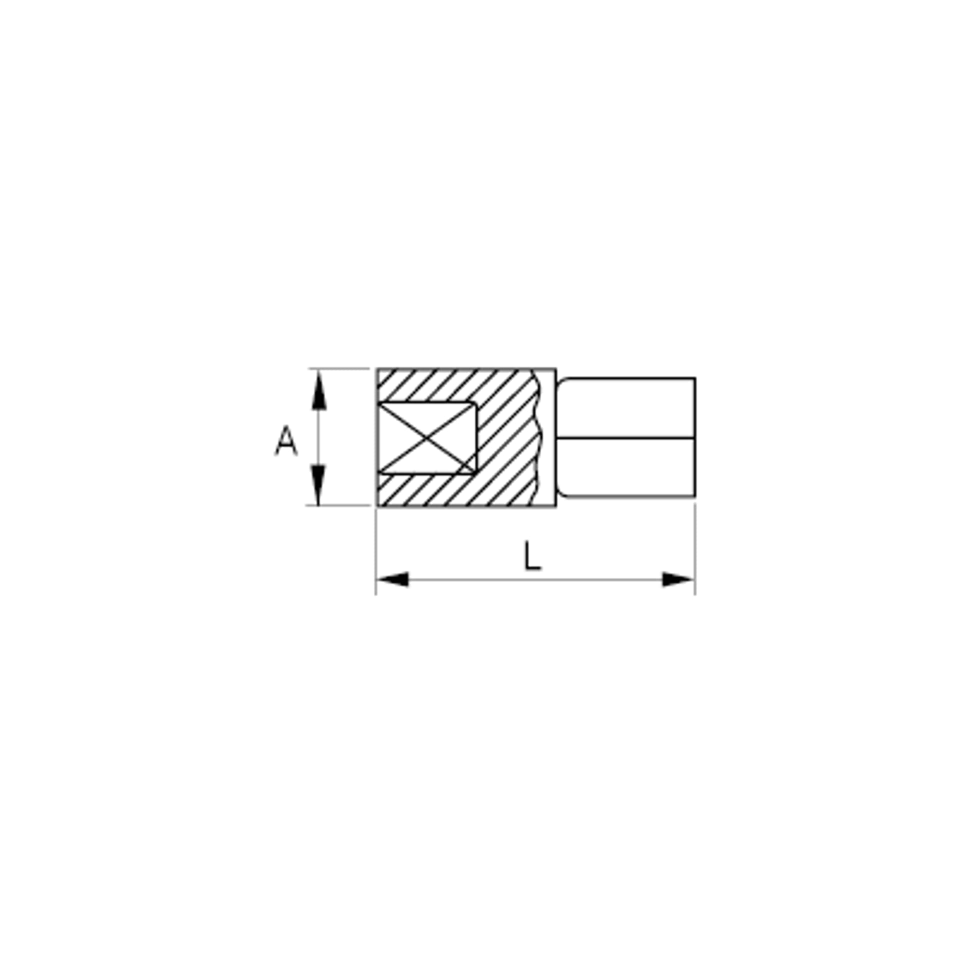 

Przejściówka z 1/4" żeńskie na 3/8" męskie BAHCO
