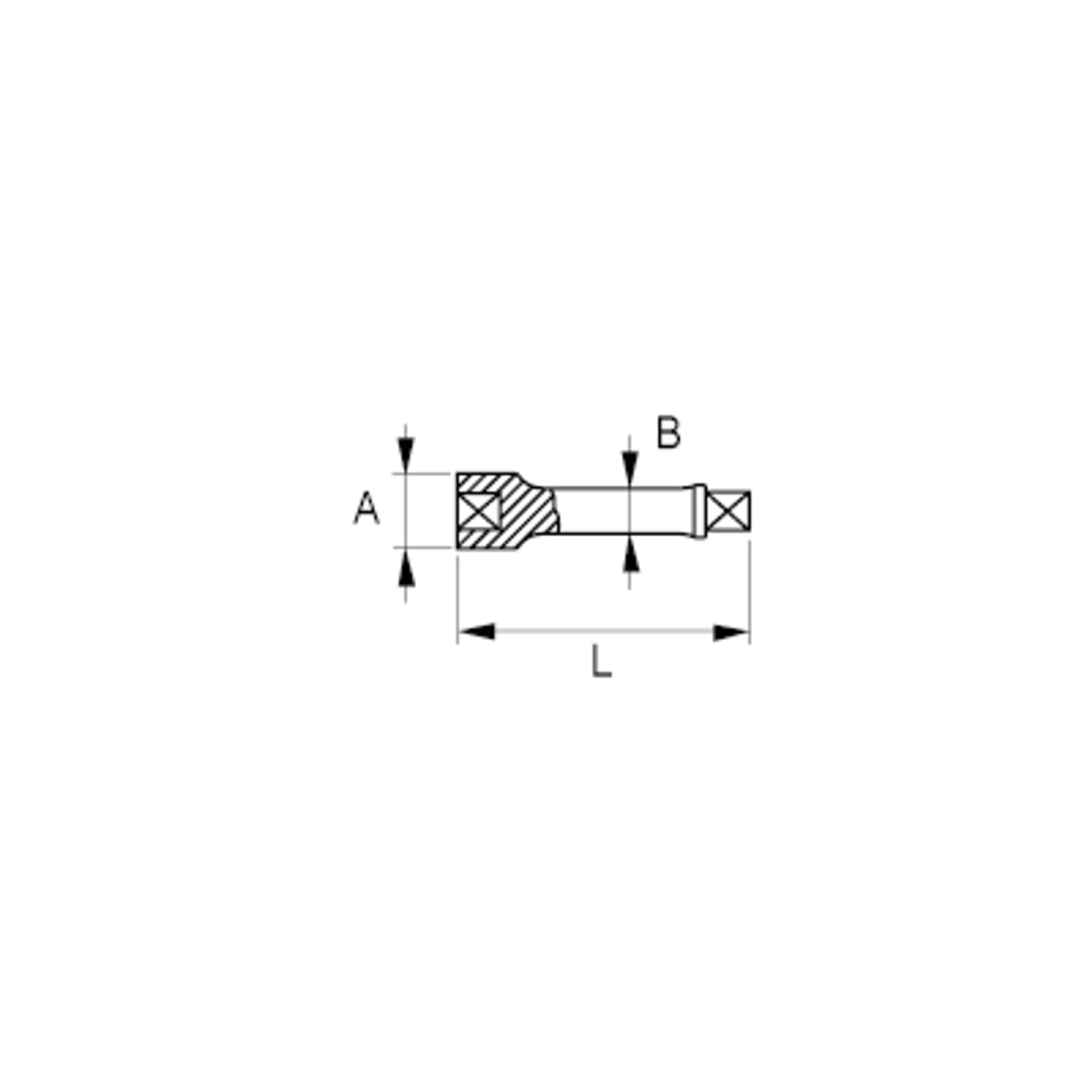 

Przedłużka izolowana 1/2" 125 mm BAHCO