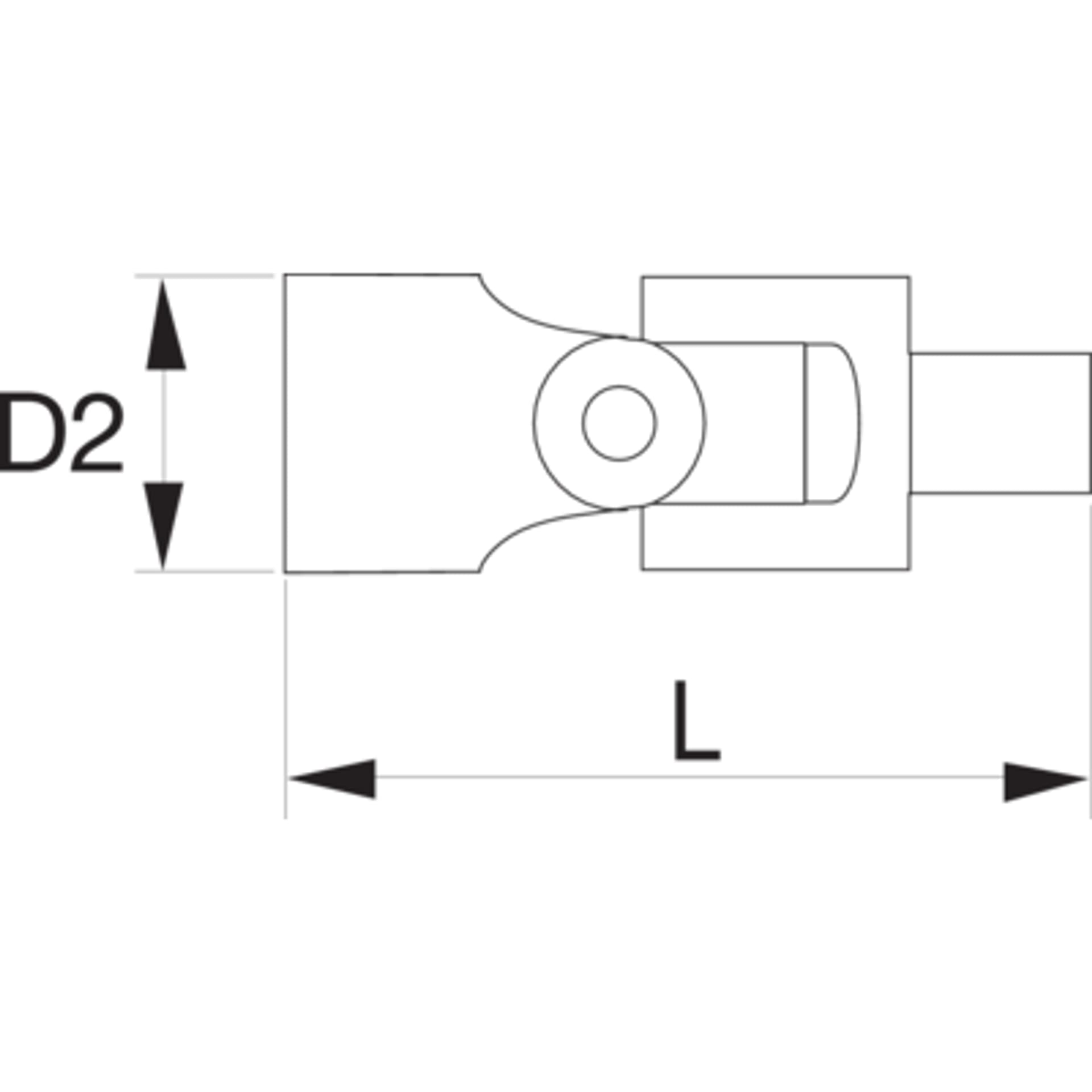 

Przegub kulowy udarowy 1 1/2" BAHCO