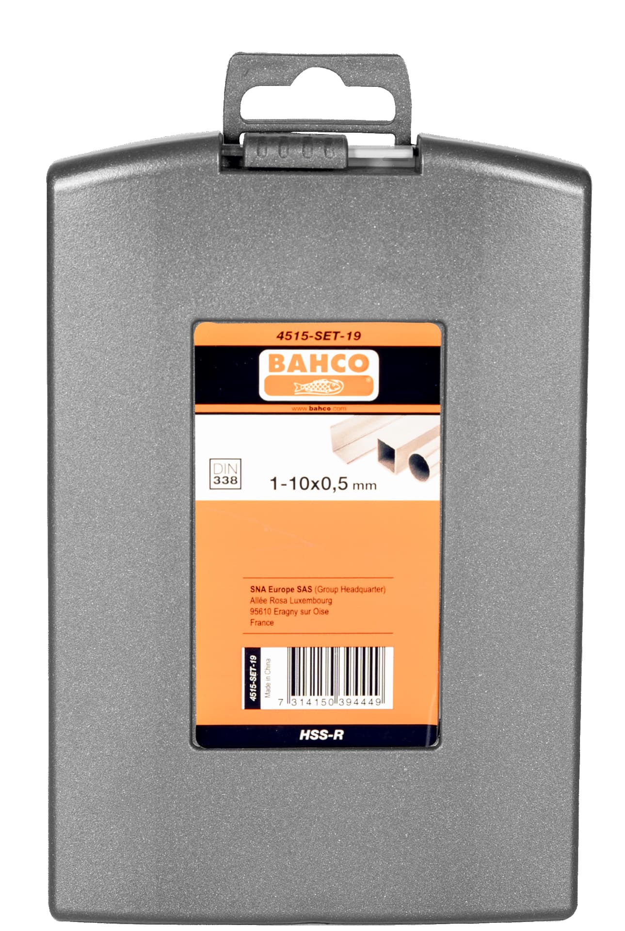 

Wiertła HSS-R do metalu 19 szt. w zestawie 1-10 mm co 0,5 mm BAHCO
