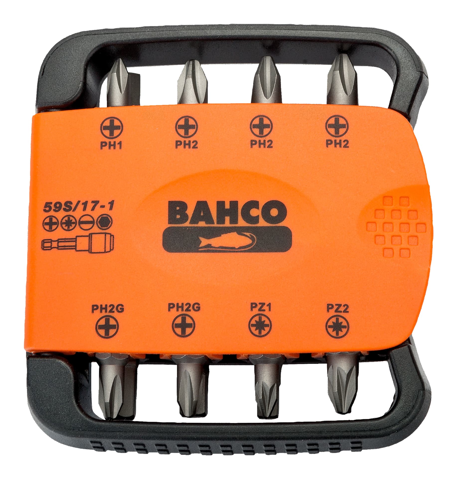 

Zestaw bitów wkrętaka PH,PZ,HEX,SL i uchwyt magnetyczny - 17 szt. BAHCO