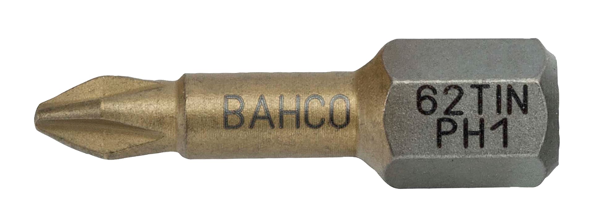 

Bity udarowe powlekane TIN Phillips 25 mm BAHCO