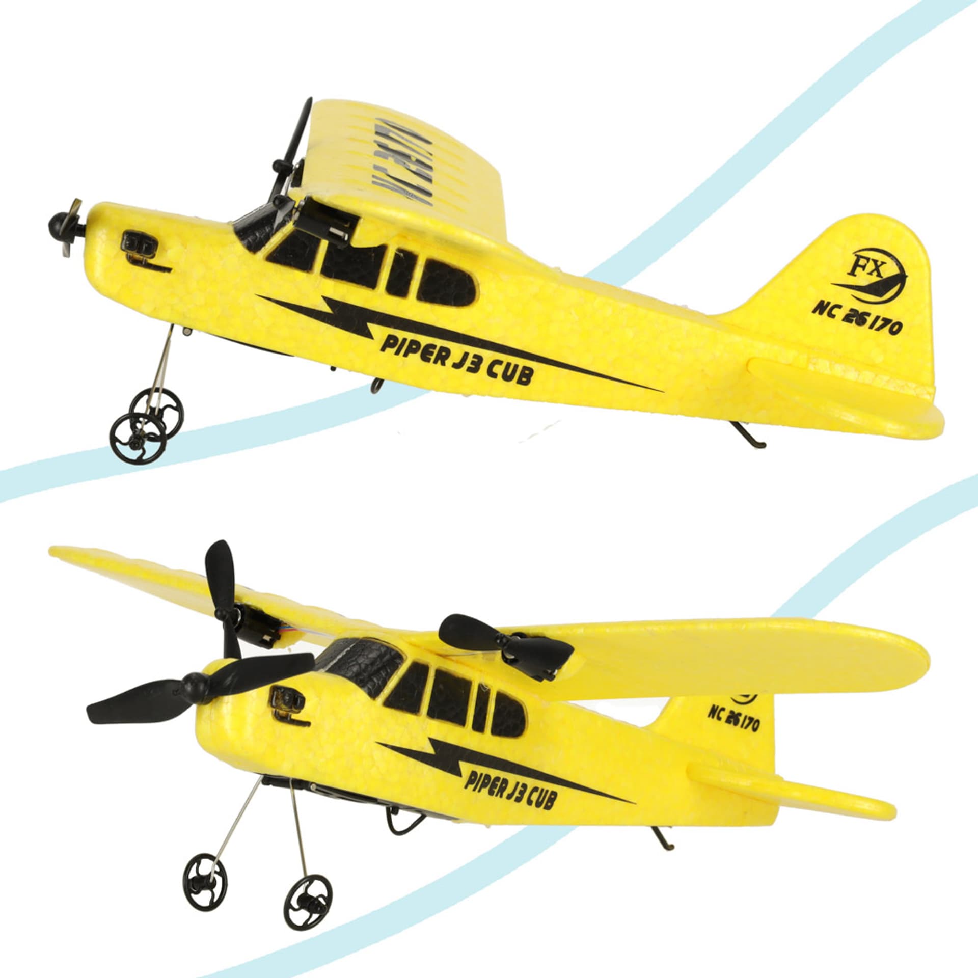 

Samolot zdalnie sterowany na pilota RC FX803 Piper 150mah