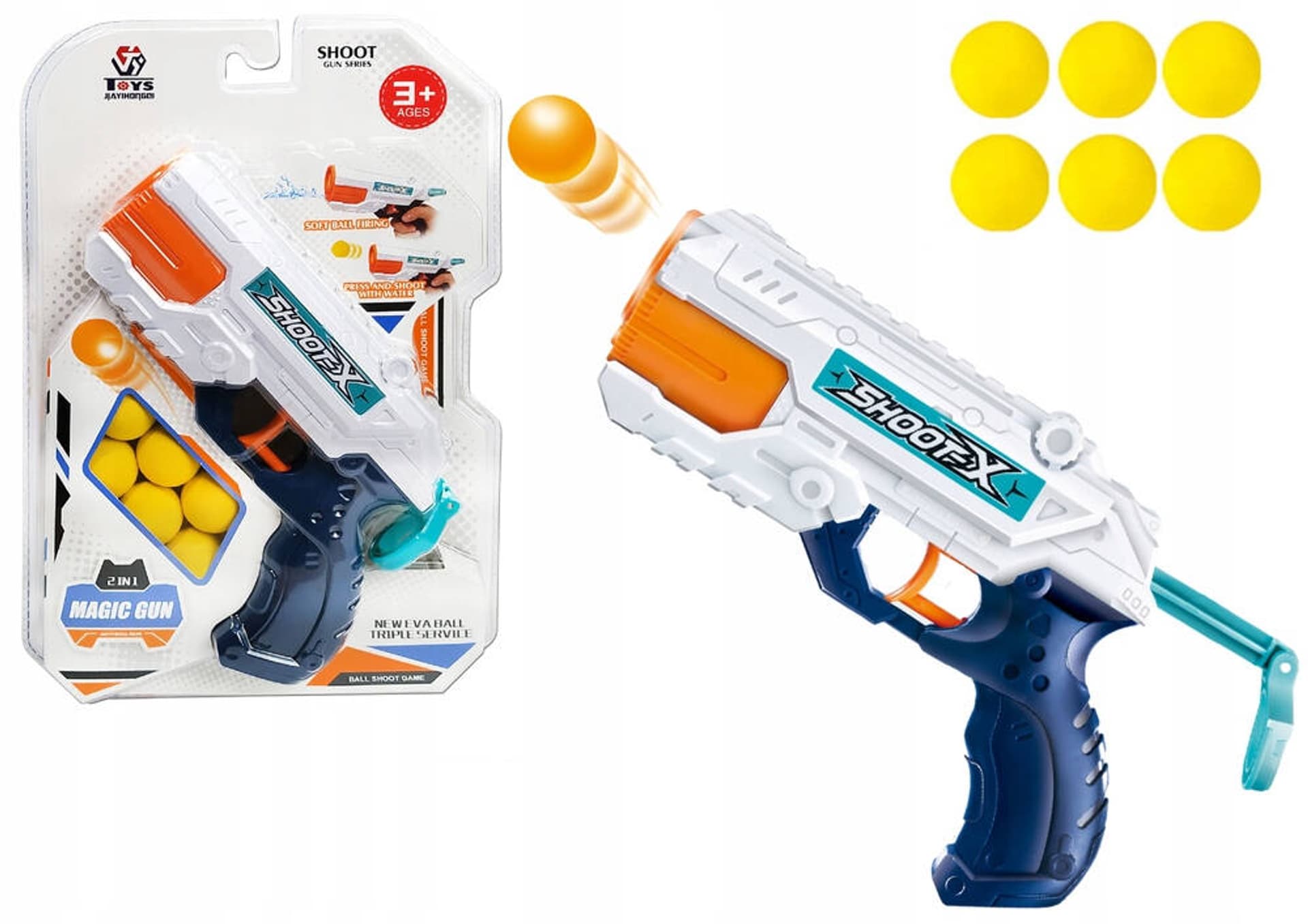 

PISTOLET NA MIĘKKIE KULKI I WODĘ