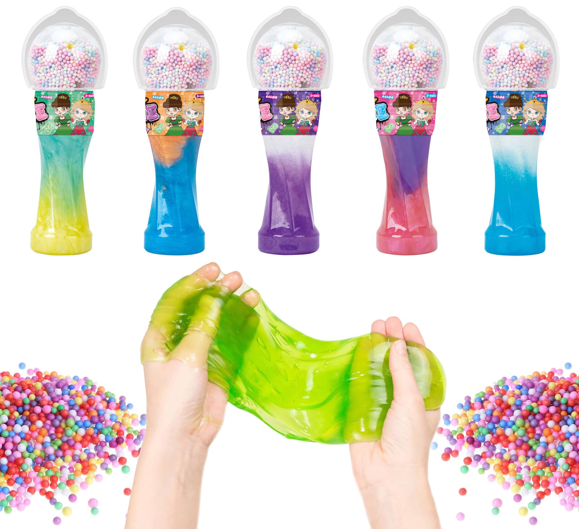 

MASA MAGICZNA SLIME Z KULKAMI