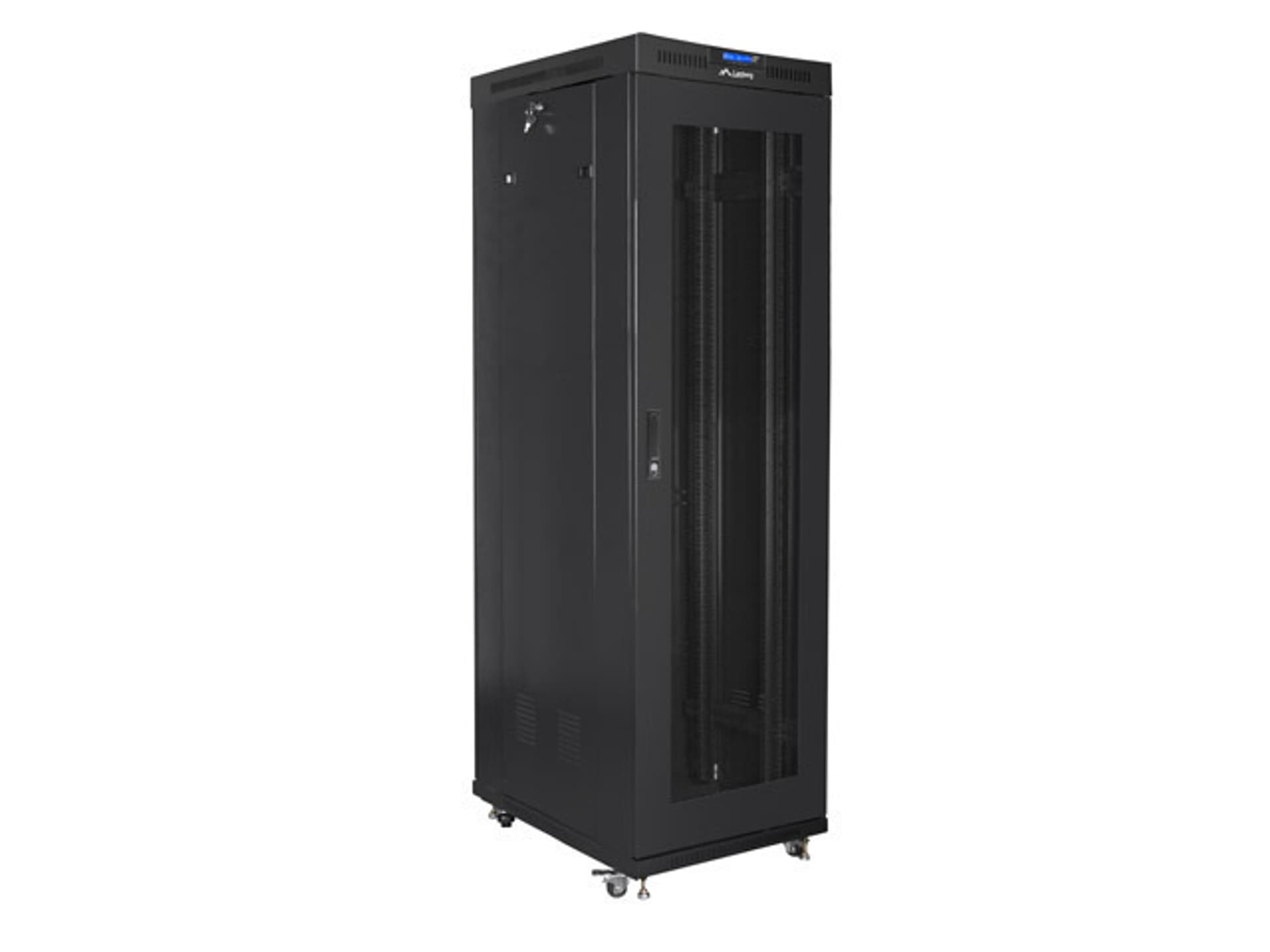 

SZAFA INSTALACYJNA RACK STOJĄCA 19" 42U 600X1000 CZARNA DRZWI PERFOROWANE LCD LANBERG (FLAT PACK) V2, Flat pack) v