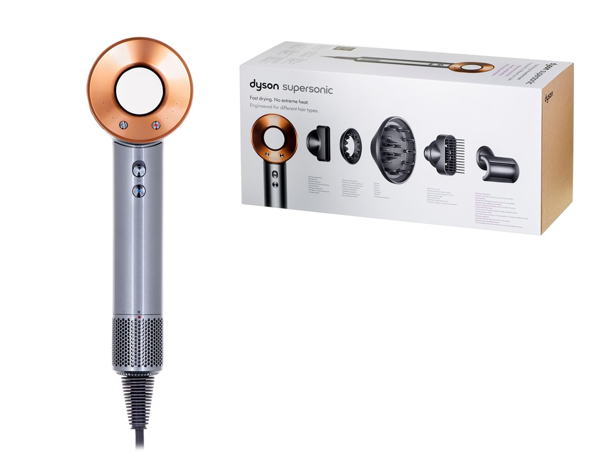 

Suszarka do włosów DYSON HD07 Nickel/Copper
