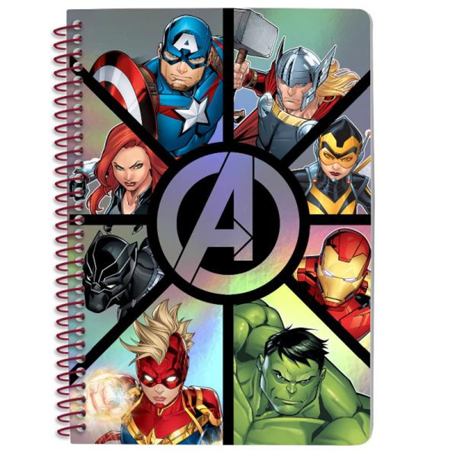 

Notatnik z metalizowaną okładką Avengers