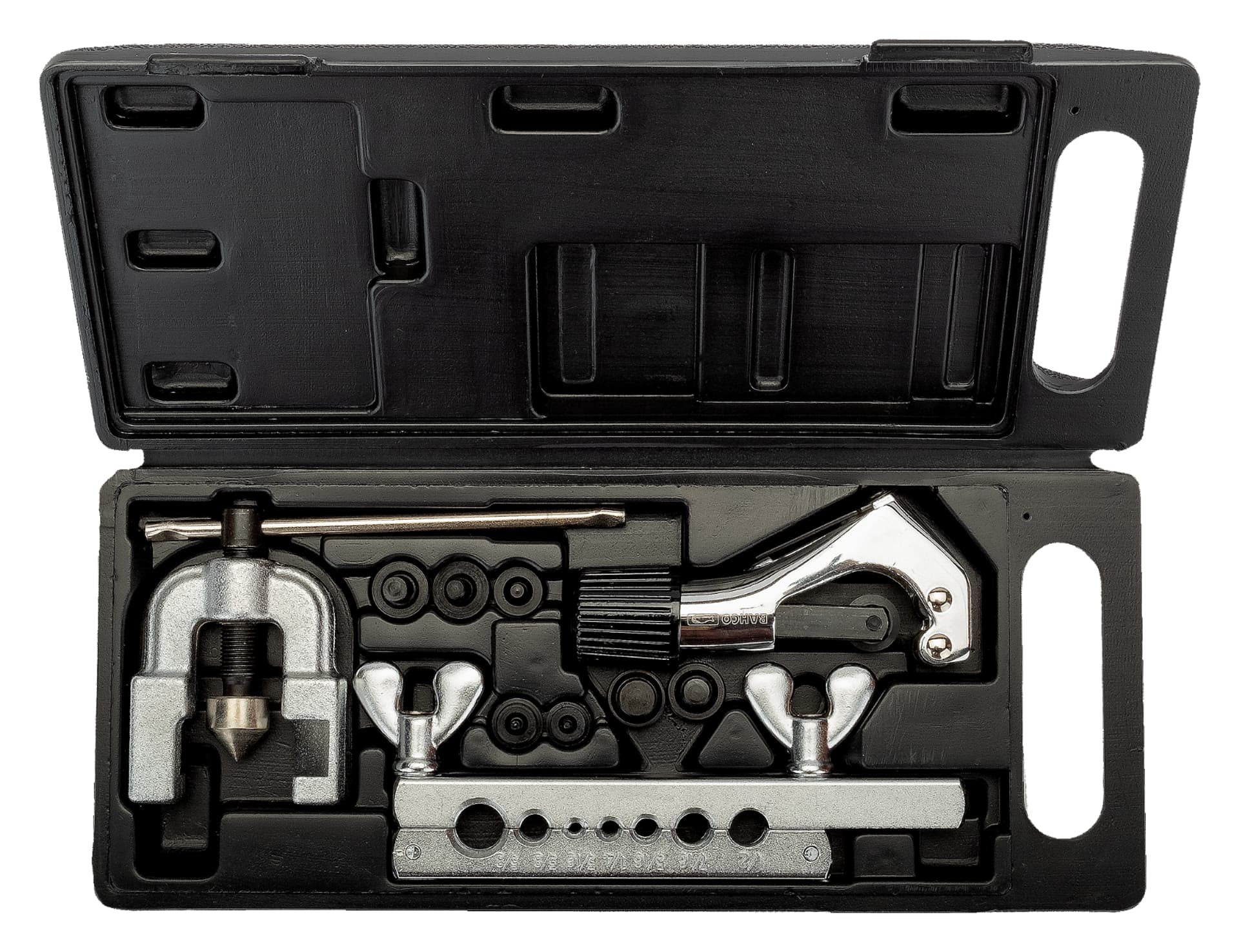 

Adapter do podwójnego kielichowania rur 3/16", 1/4", 5/16", 3/8", 1/2" BAHCO