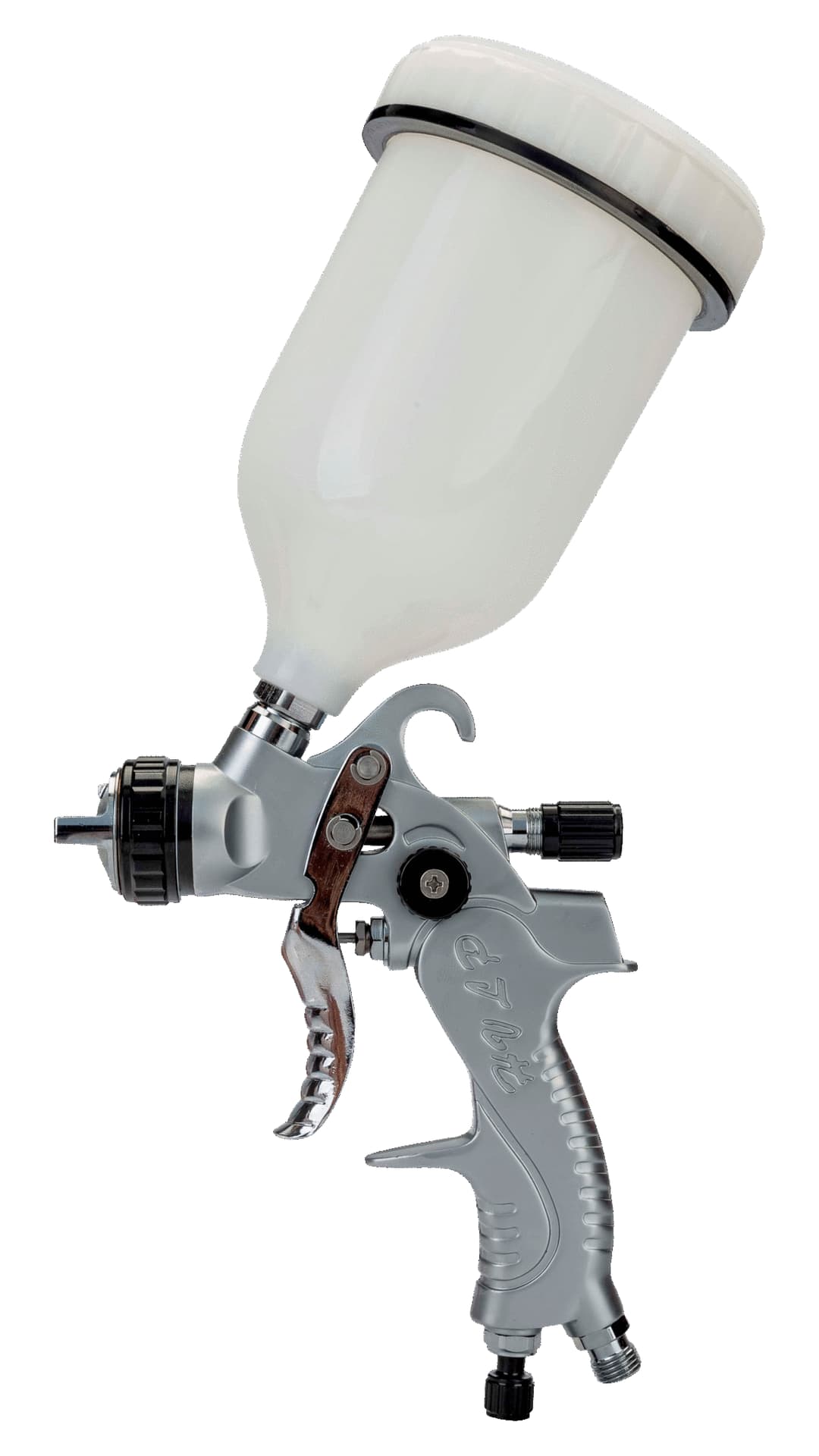 

Pistolet natryskowy HVLP do malowania z dyszami 1.0 mm, 1.2 mm, 1.4 mm, 1.7 mm, 2.0 mm BAHCO