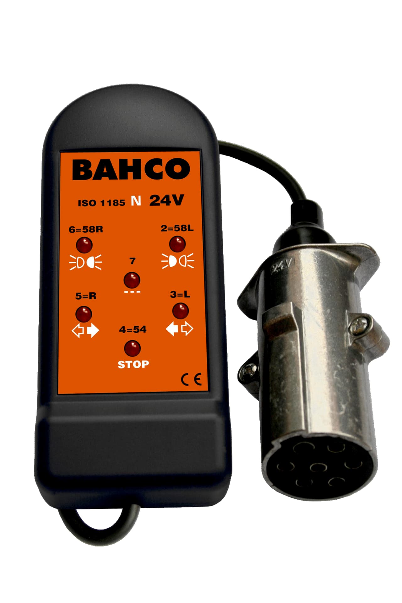 

Tester gniazd 7-pinowy 24V BAHCO