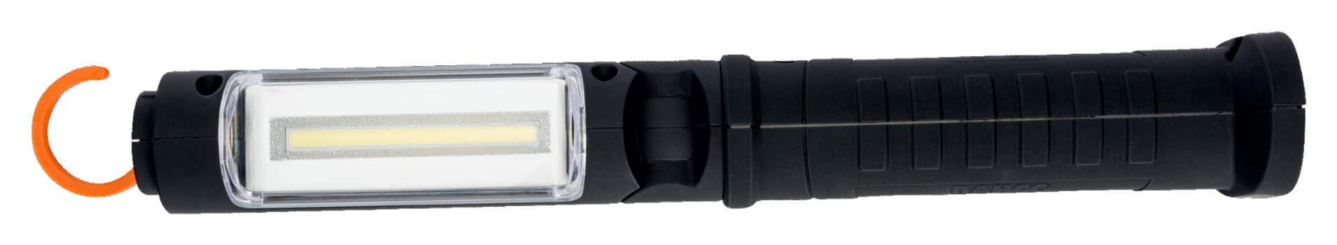 

Lampa aluminiowa LED COB z magnesem i hakami, odchylana, ładowanie Mini-USB, 180 lm BAHCO