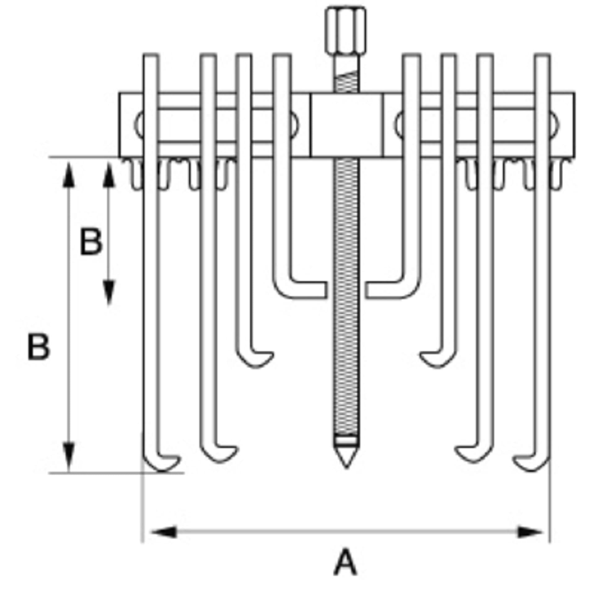 

Ściągacz wielozadaniowy 30-170 mm 65-140 mm 2580 g BAHCO