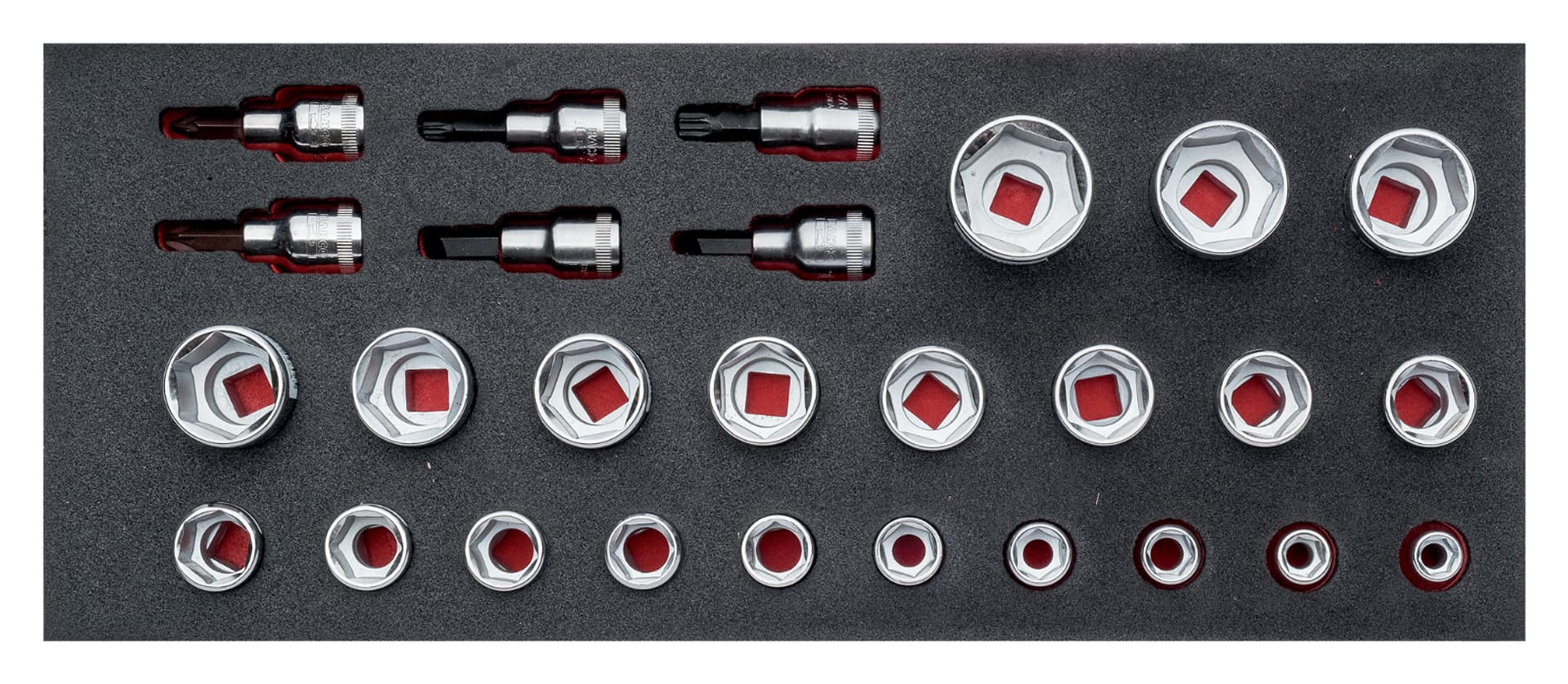 

Wkład narzędziowy 1/2" 27 elementów BAHCO