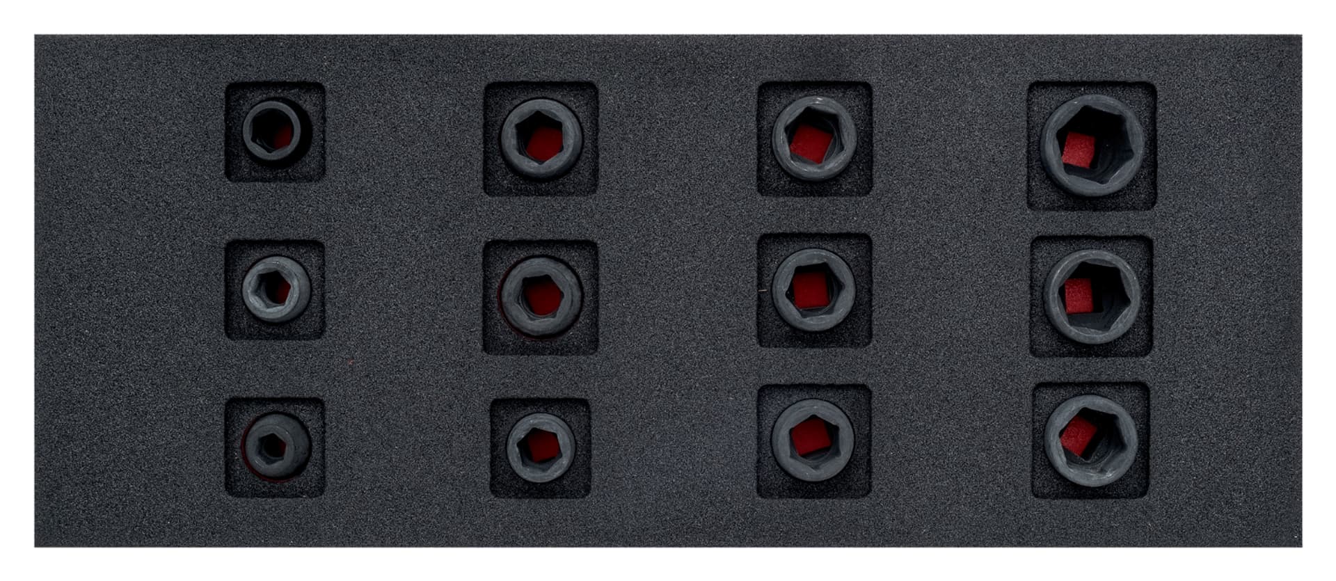 

Nasadki 1/2" - 12 elementów BAHCO