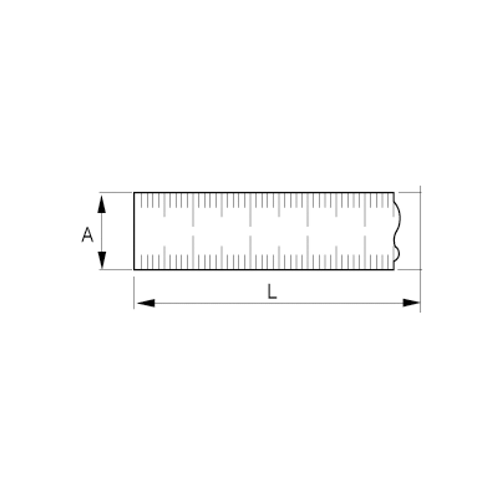 

Miara stalowa 150 mm / 6" BAHCO