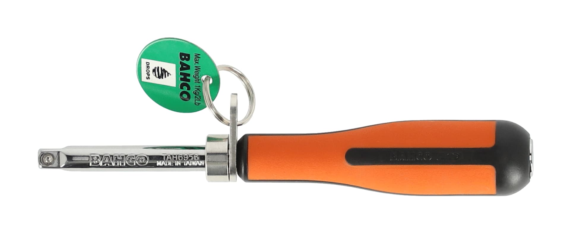 

Pokrętło bezpieczne 1/4" z gniazdem w rękojeści 1/4", do prac na wysokościach BAHCO