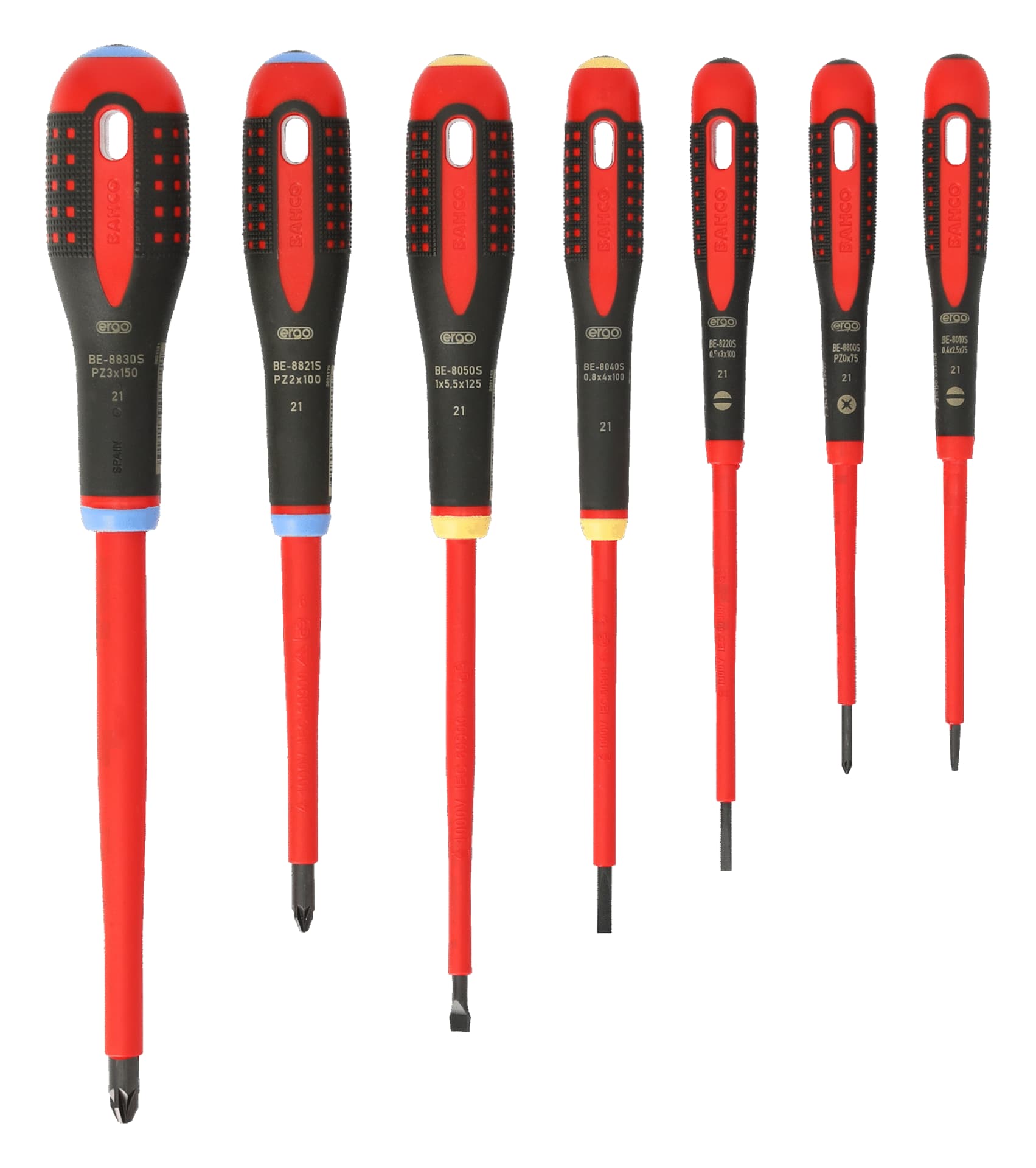 

Wkrętak izolowany ERGO, Pozidriv 2x150 mm BAHCO