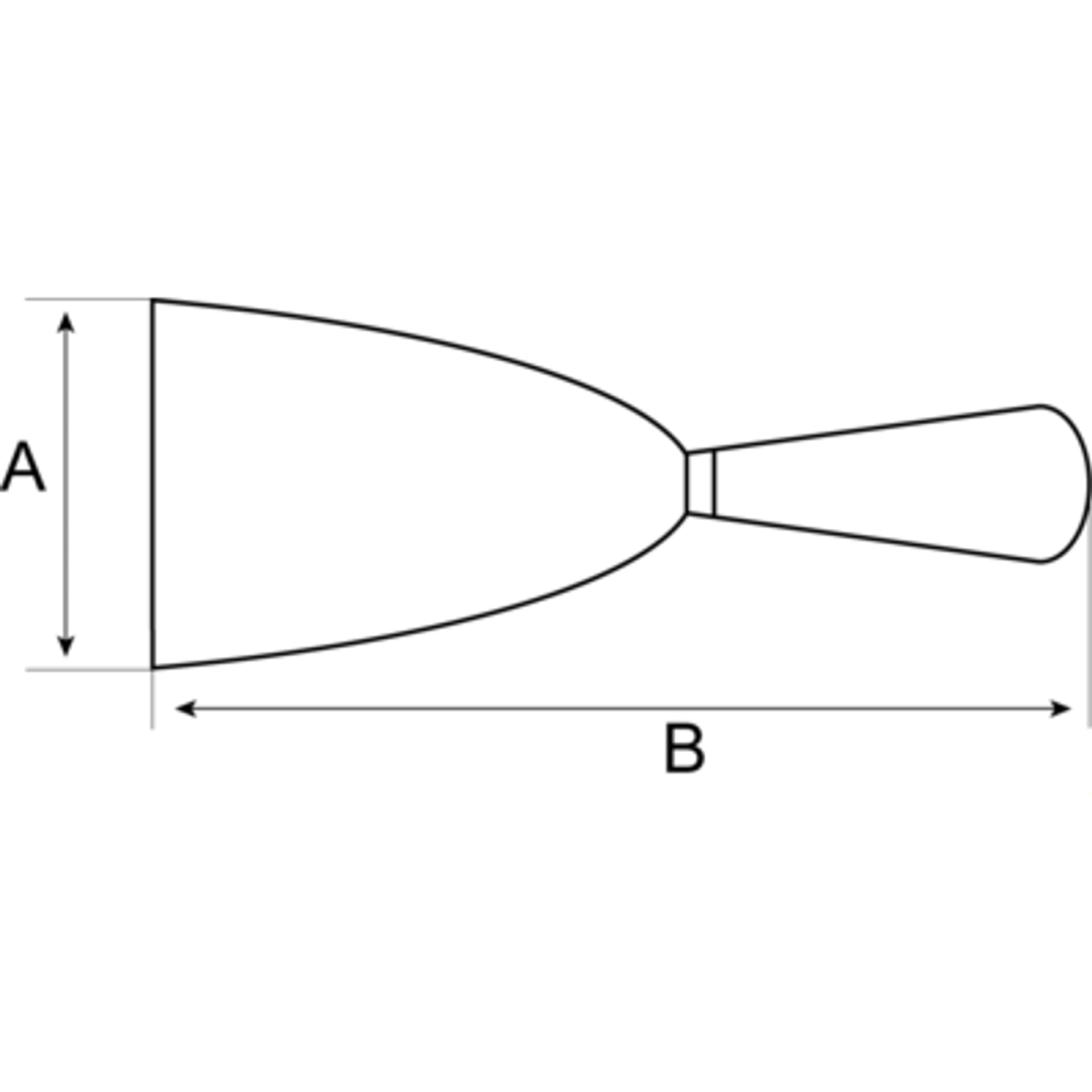 

Skrobak giętki nieiskrzący 80 mm BAHCO
