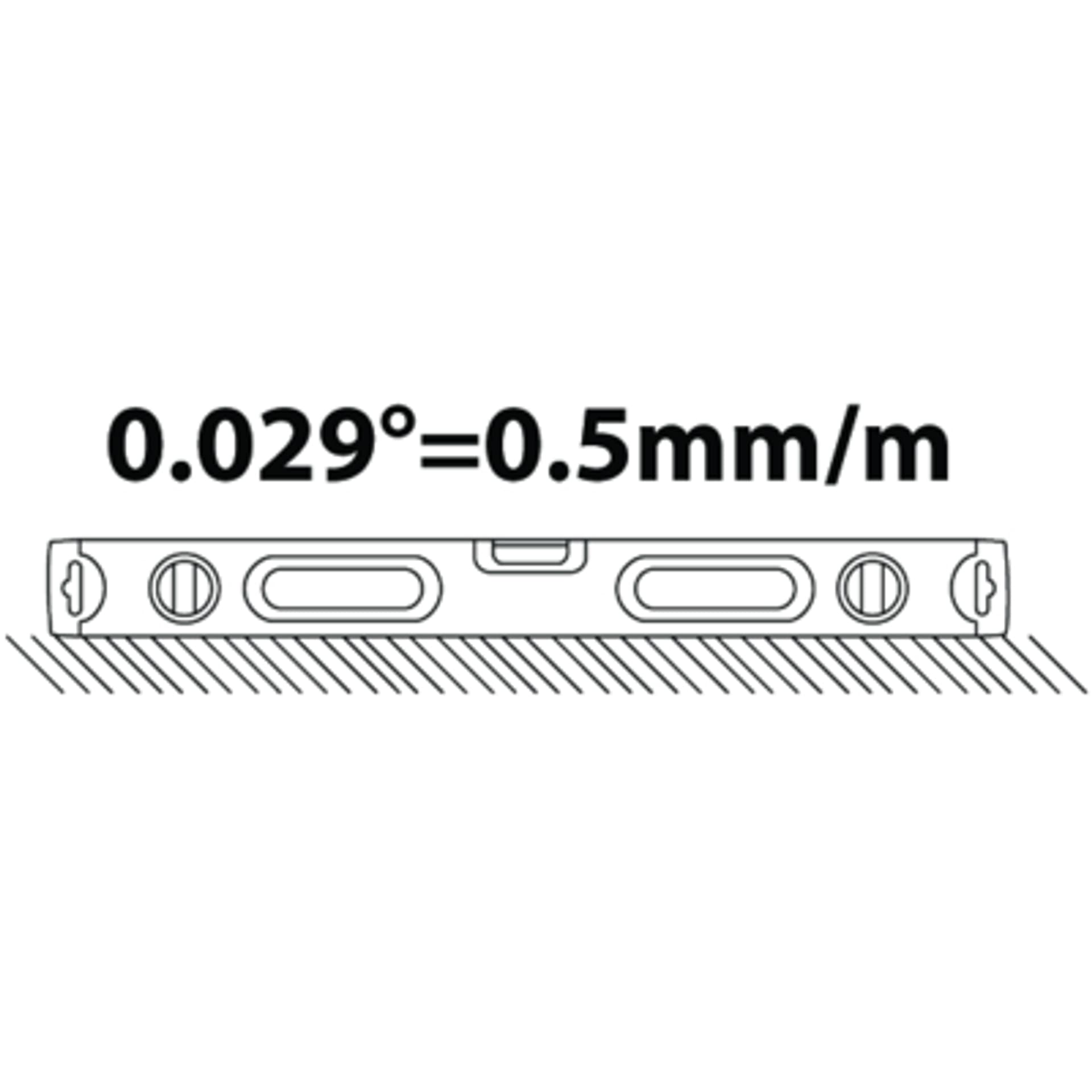 

Poziomica aluminiowa profil podwójny T 1800 mm BAHCO