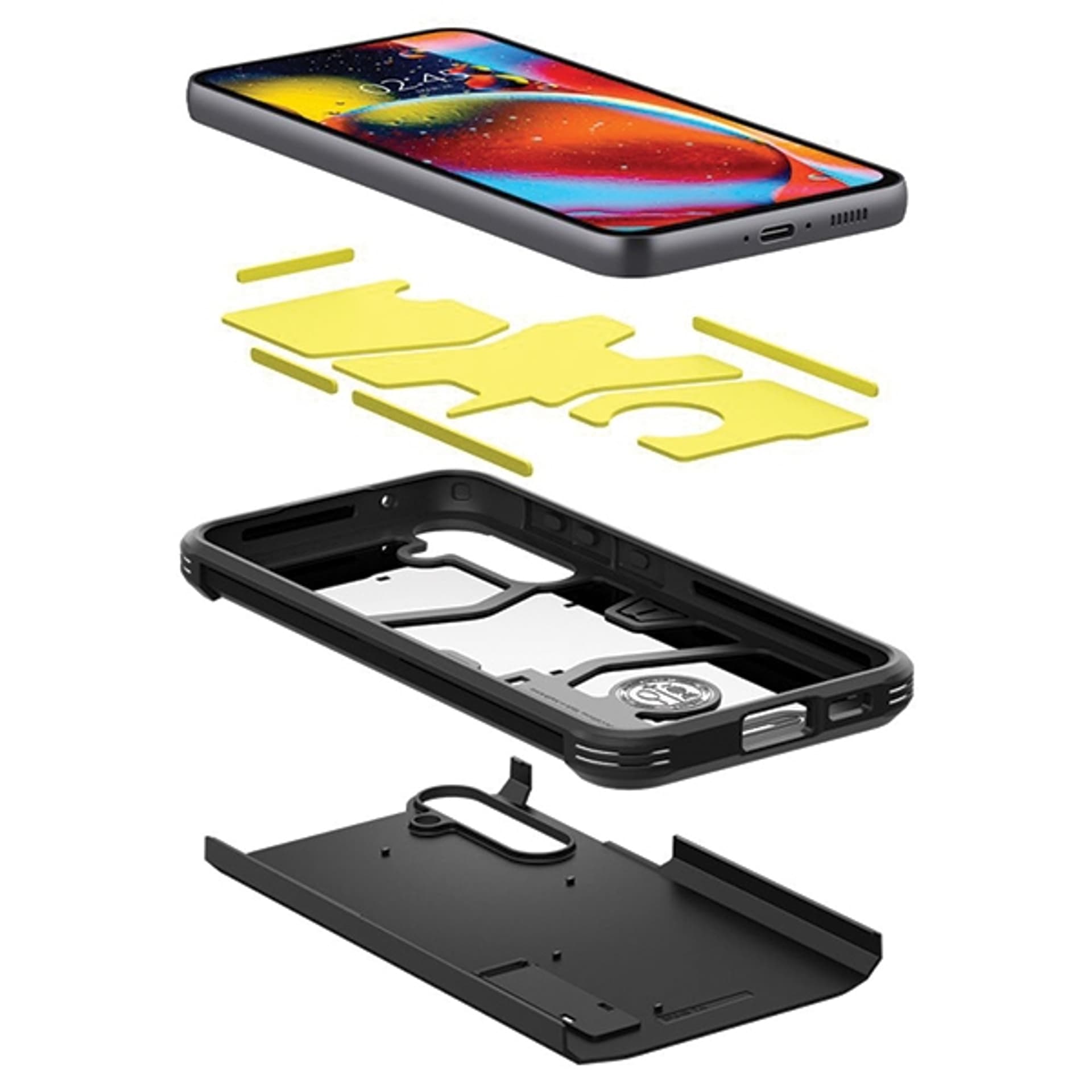 

Spigen Tough Armor Sam S23 FE czarny/black ACS06364