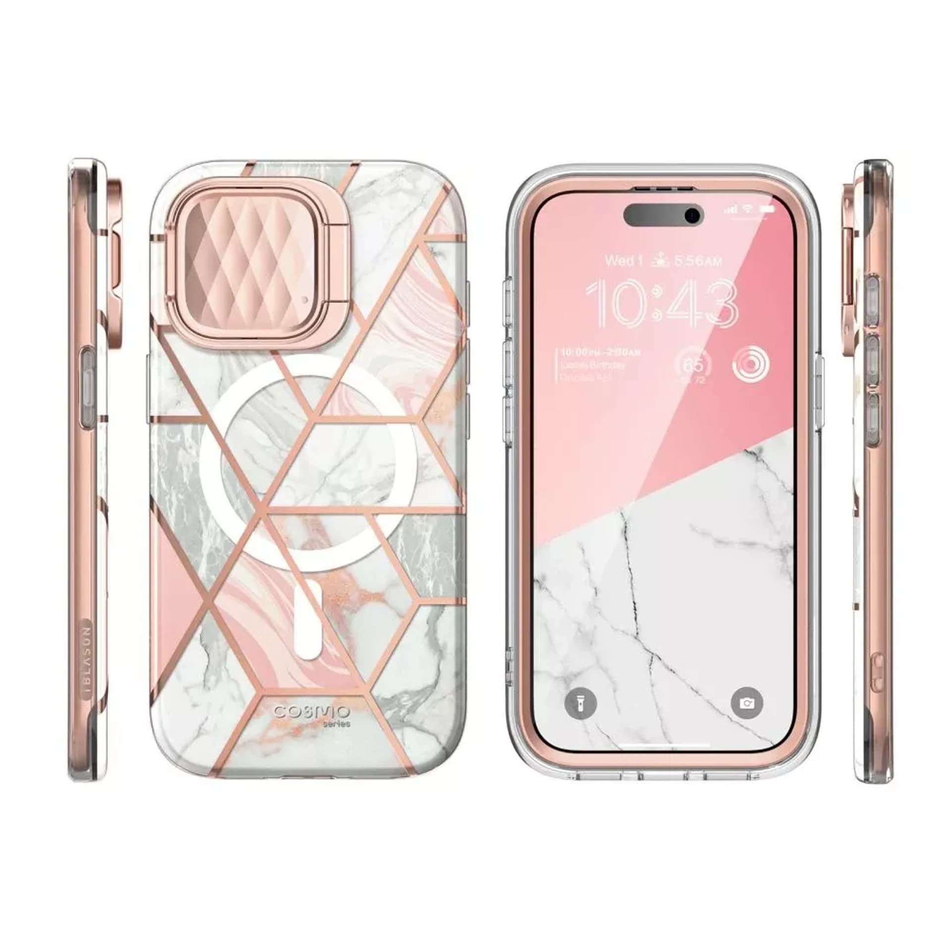 

Etui Supcase Cosmo Mag MagSafe do Apple iPhone 15 Pro Max Marble