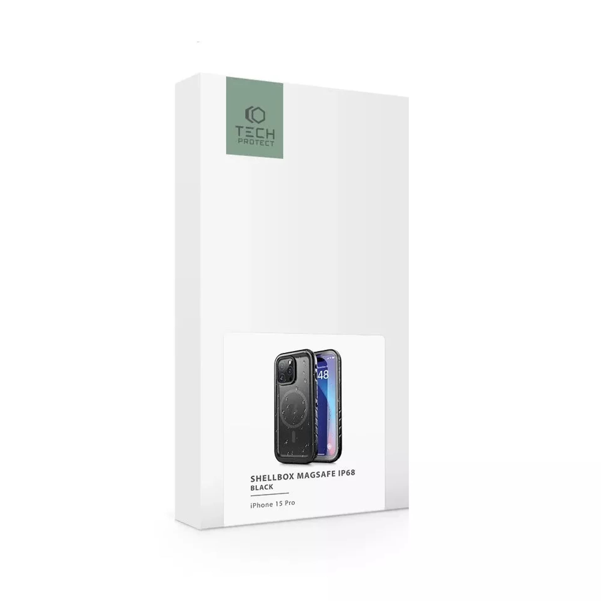 

Etui ShellBox Magsafe IP68 do Apple iPhone 15 Pro Black