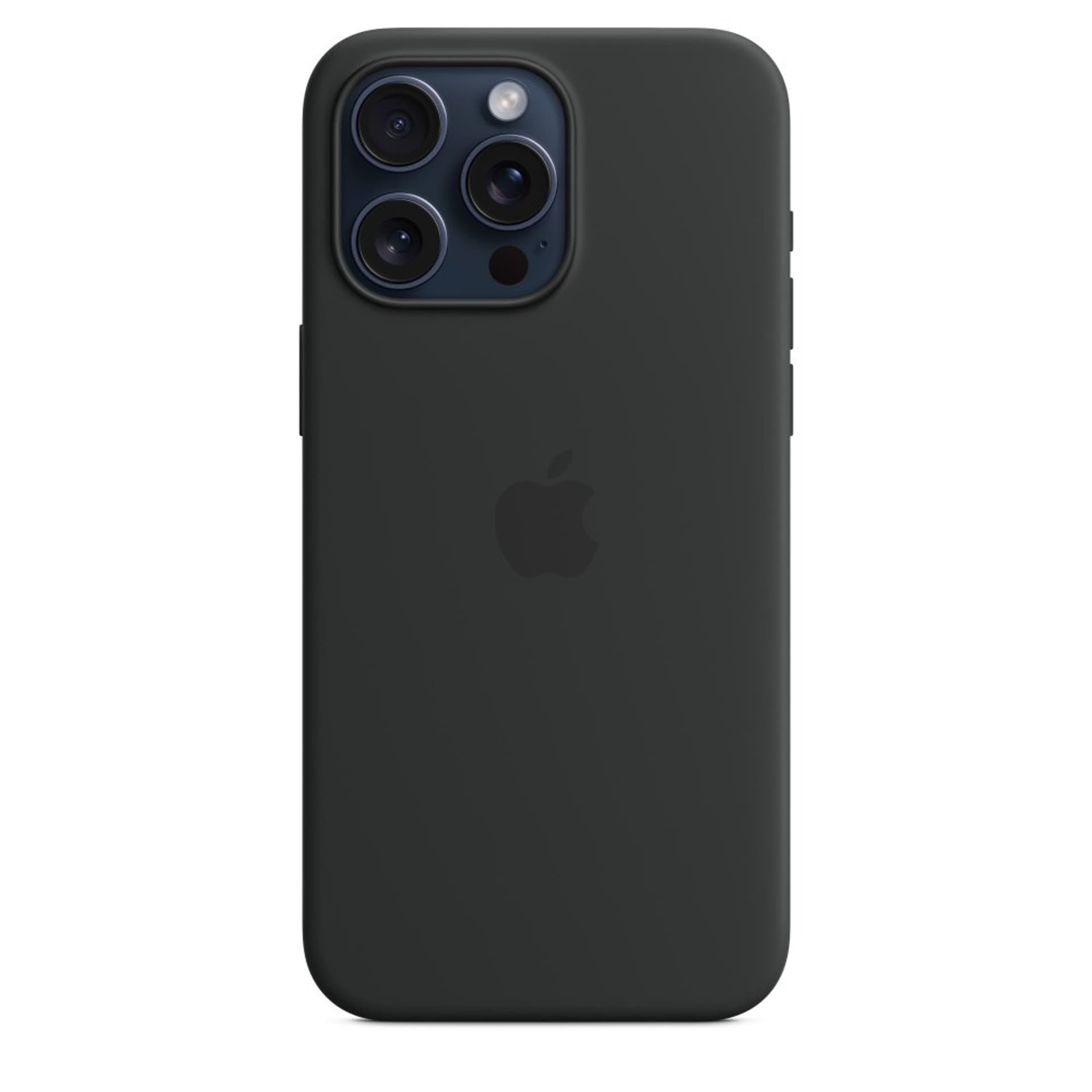 

Apple iPhone 15 Pro Max Silicone Case with MagSafe - Black