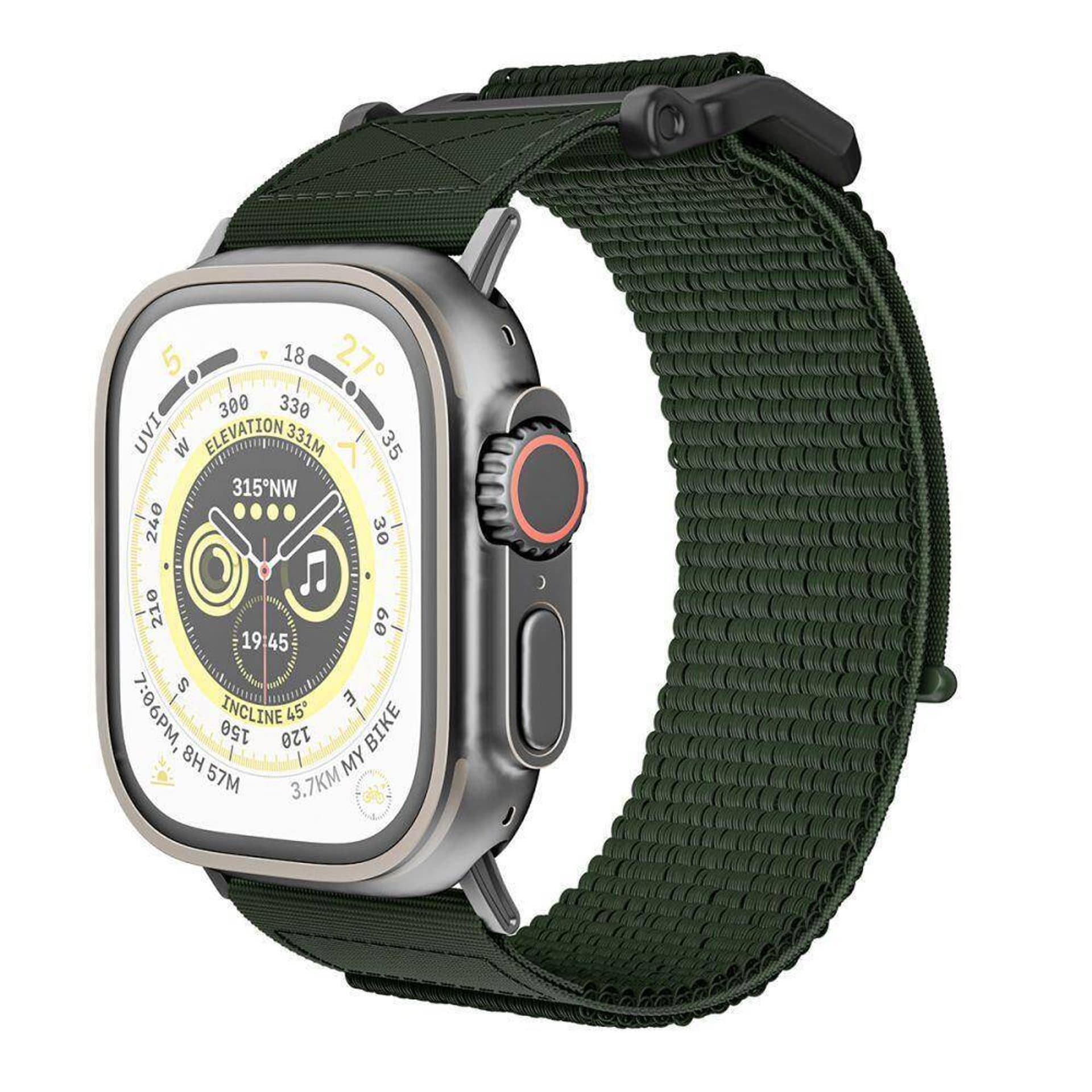 

Pasek do APPLE WATCH 4 / 5 / 6 / 7 / 8 / SE / ULTRA (42 / 44 / 45 / 49 MM) Tech-Protect Scout zielone, 42 / 44 / 45 / 49 mm) tech-protect scout zielon