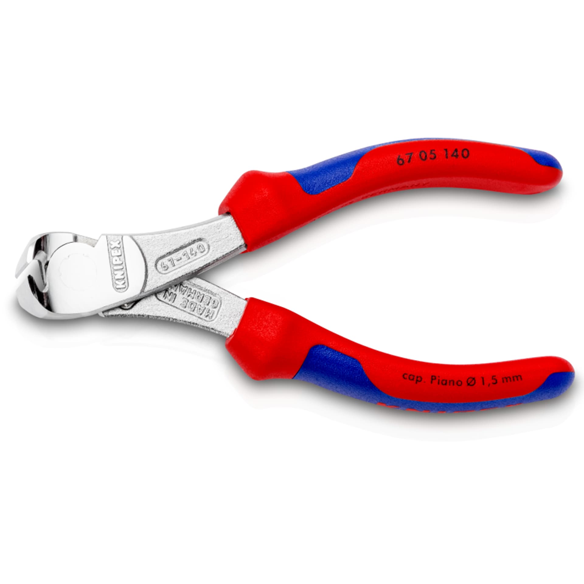 

Szczypce tnące czołowe o zwiększonym przełożeniu 67 05 140 KNIPEX